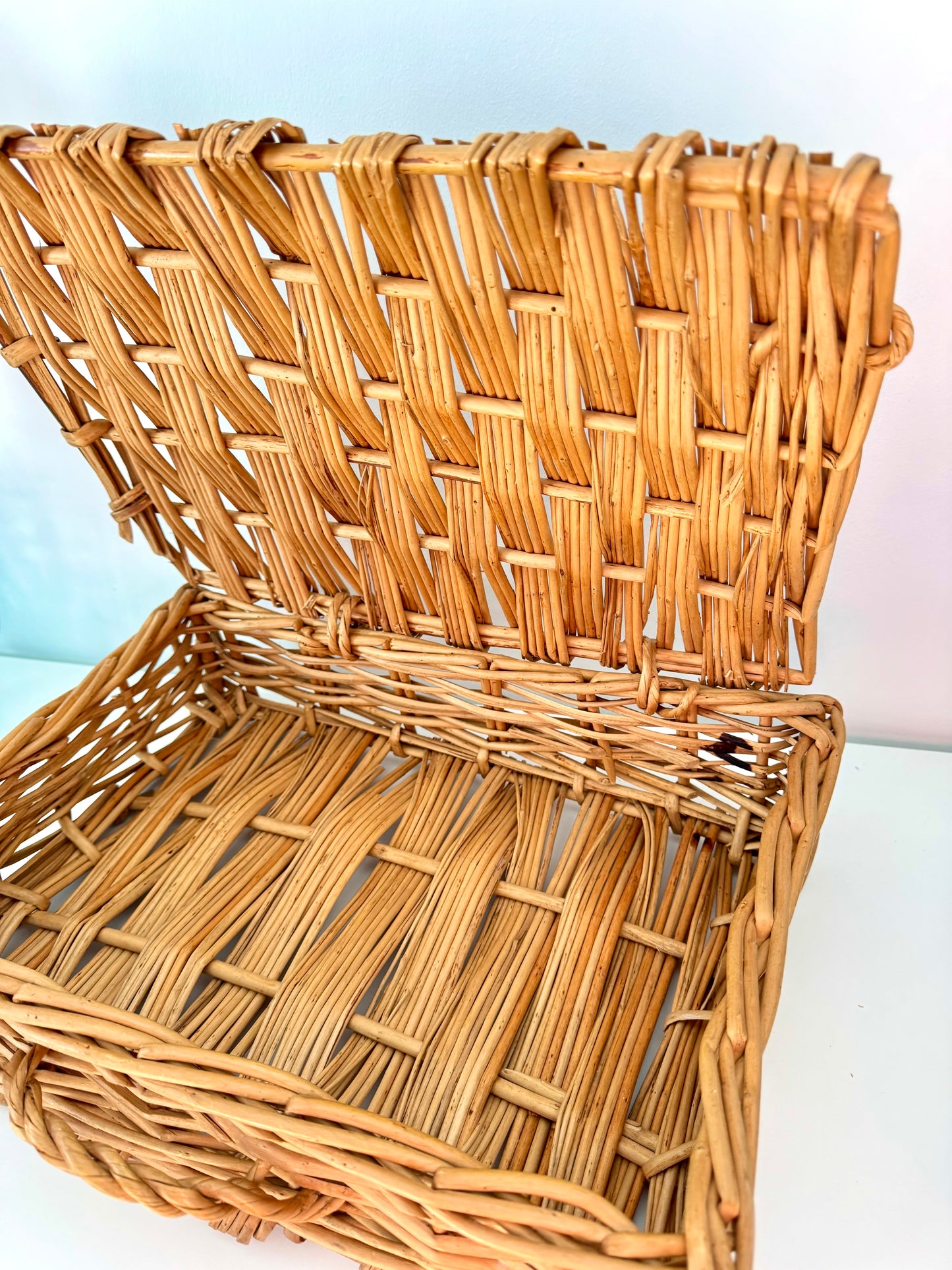 Valise en osier