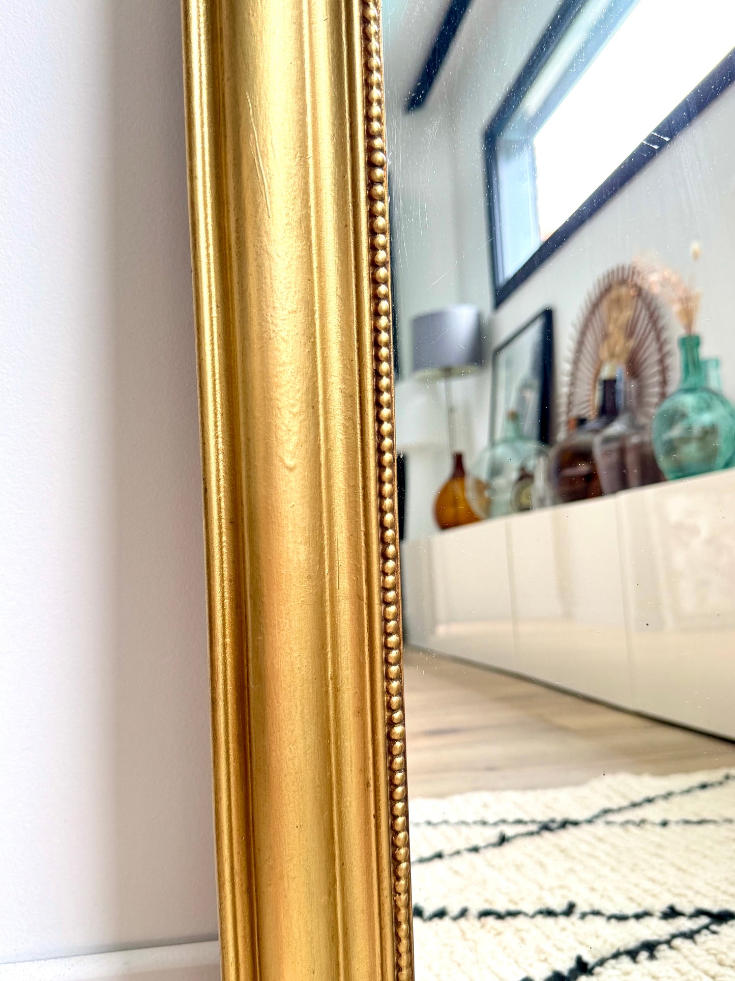 Miroir ancien doré Louis Philippe