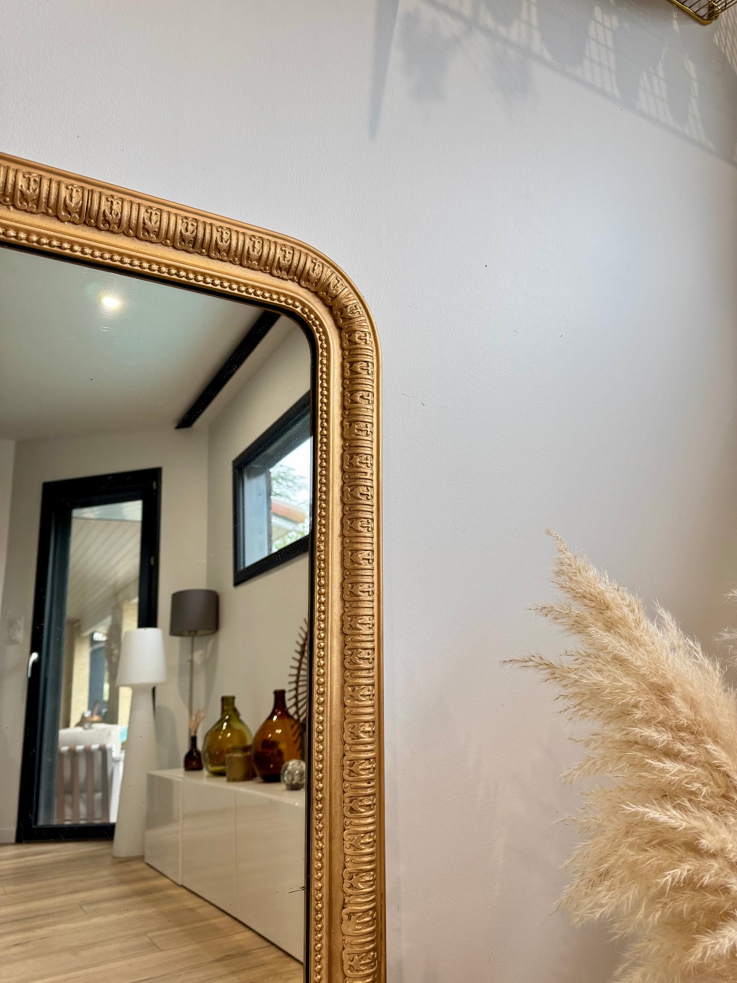 Miroir ancien doré Louis Philippe