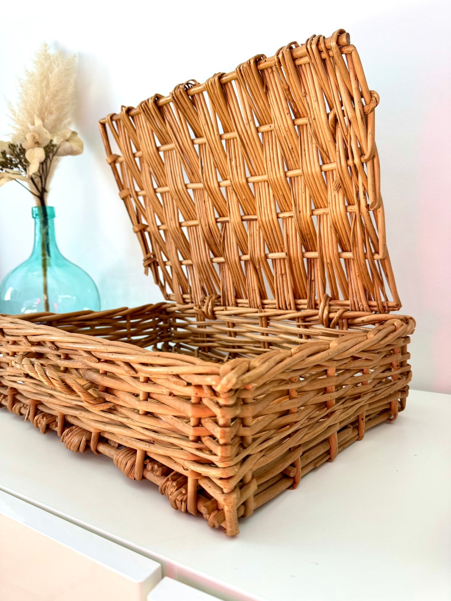 Valise en osier