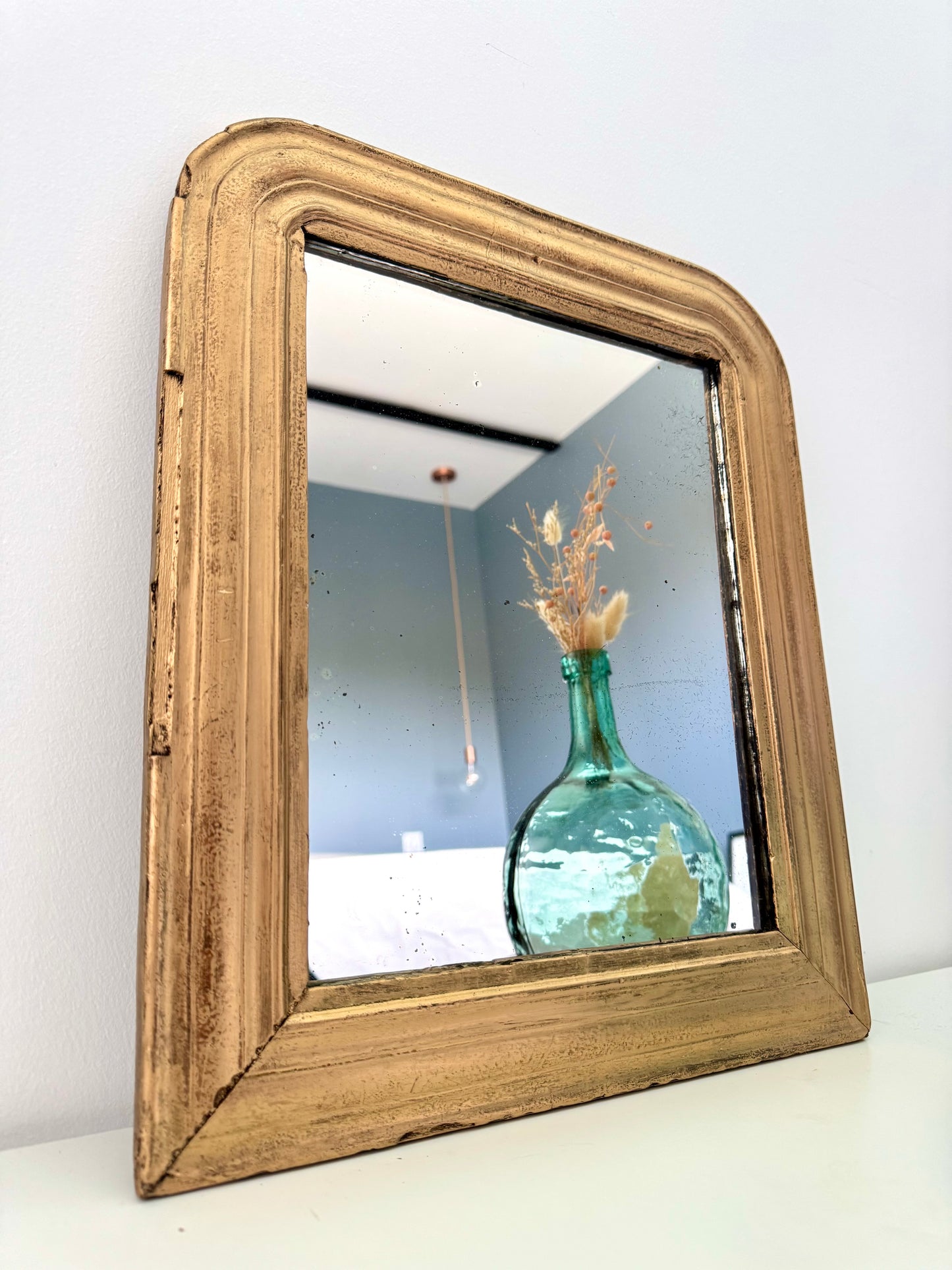 Miroir ancien doré Louis Philippe