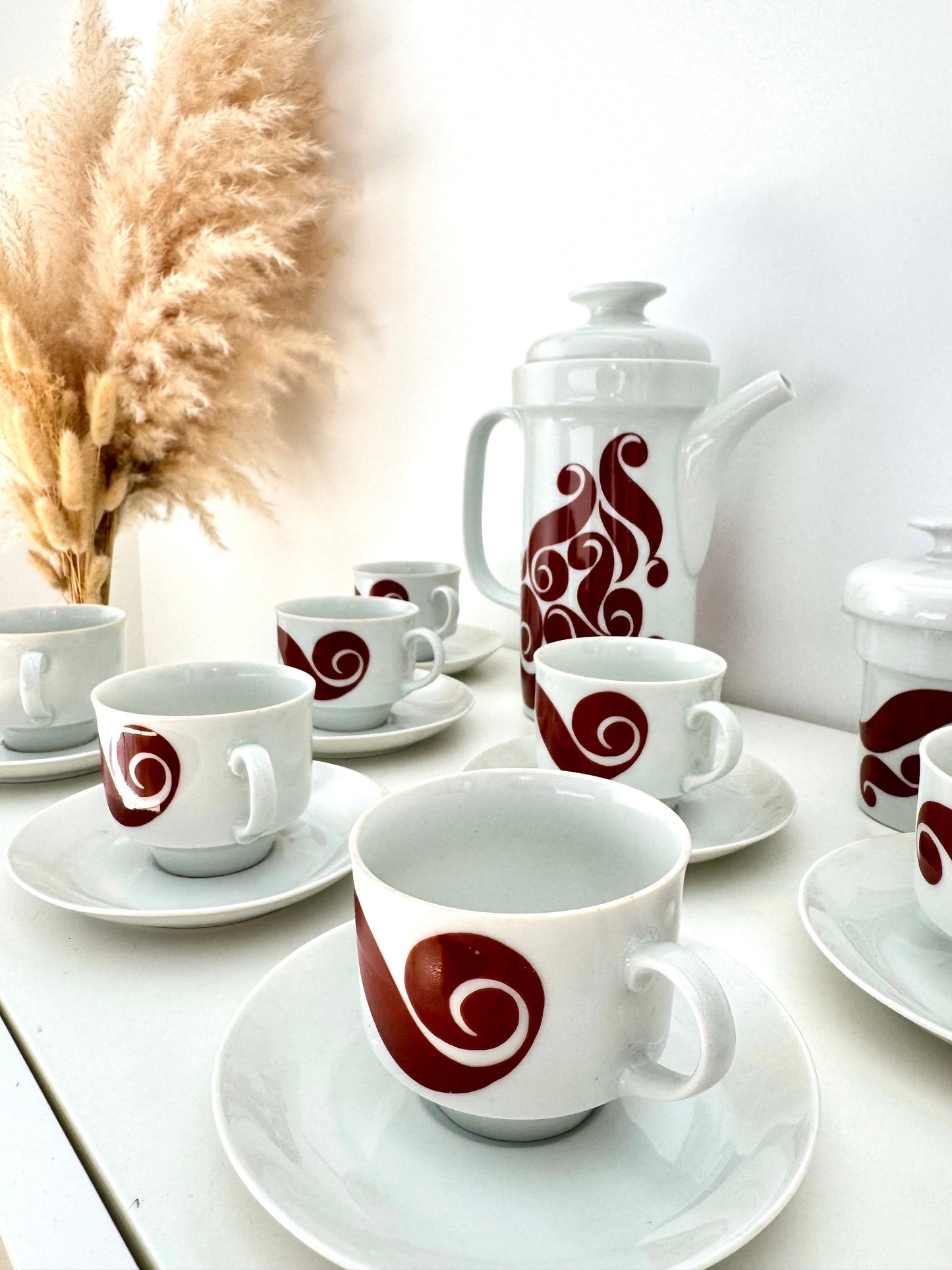 Service à café vintage R Bavaria Germany – porcelaine fine années 60/70