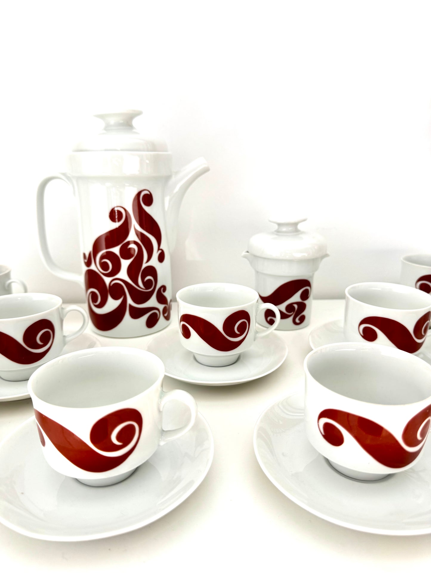 Service à café vintage R Bavaria Germany – porcelaine fine années 60/70