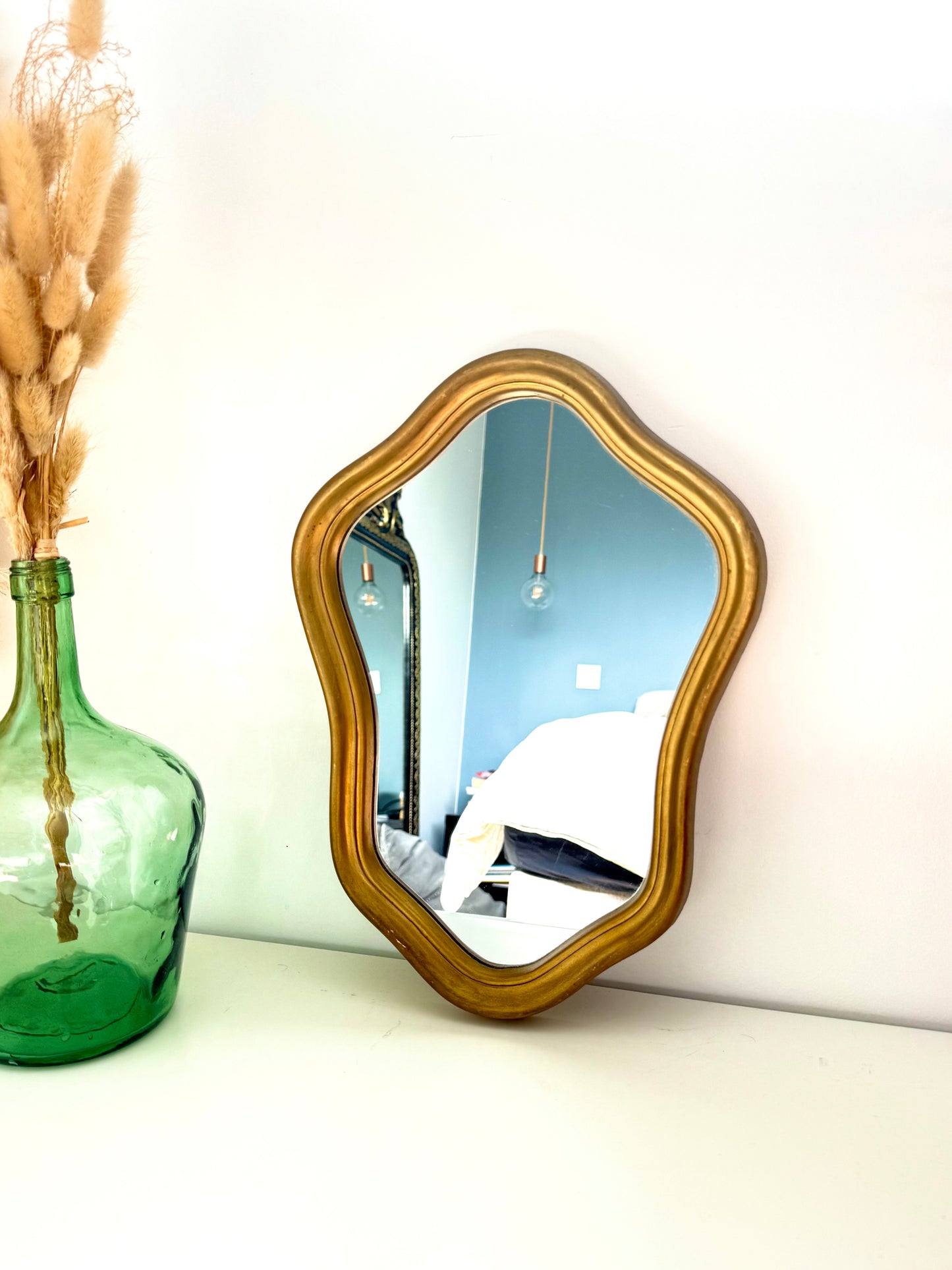 Petit miroir doré