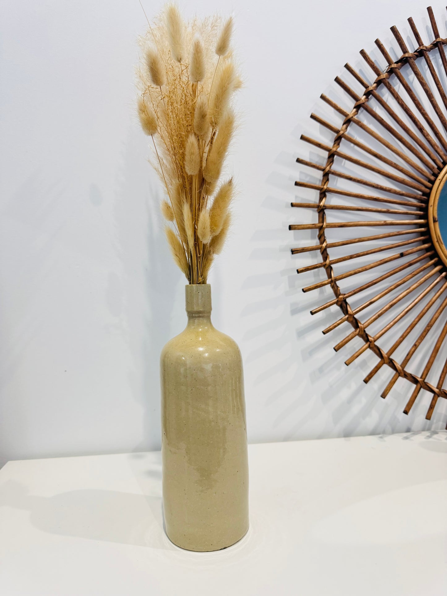 Bouteille ancienne en grès