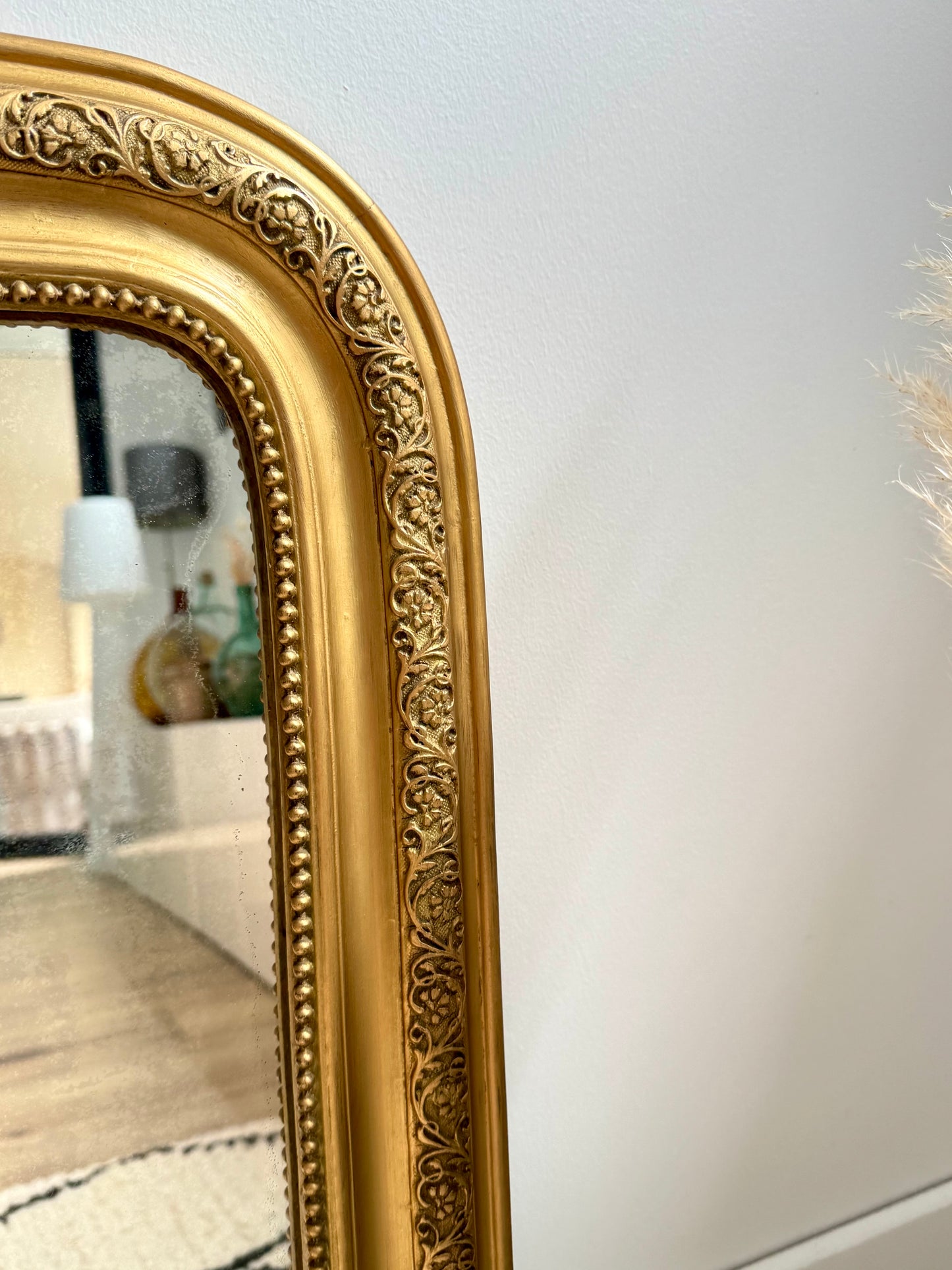 Miroir ancien doré Louis Philippe