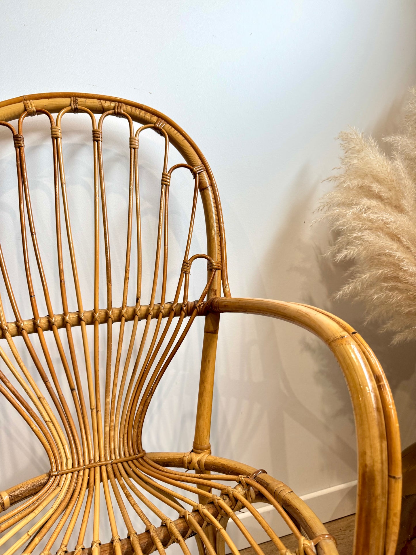 Chaise en rotin