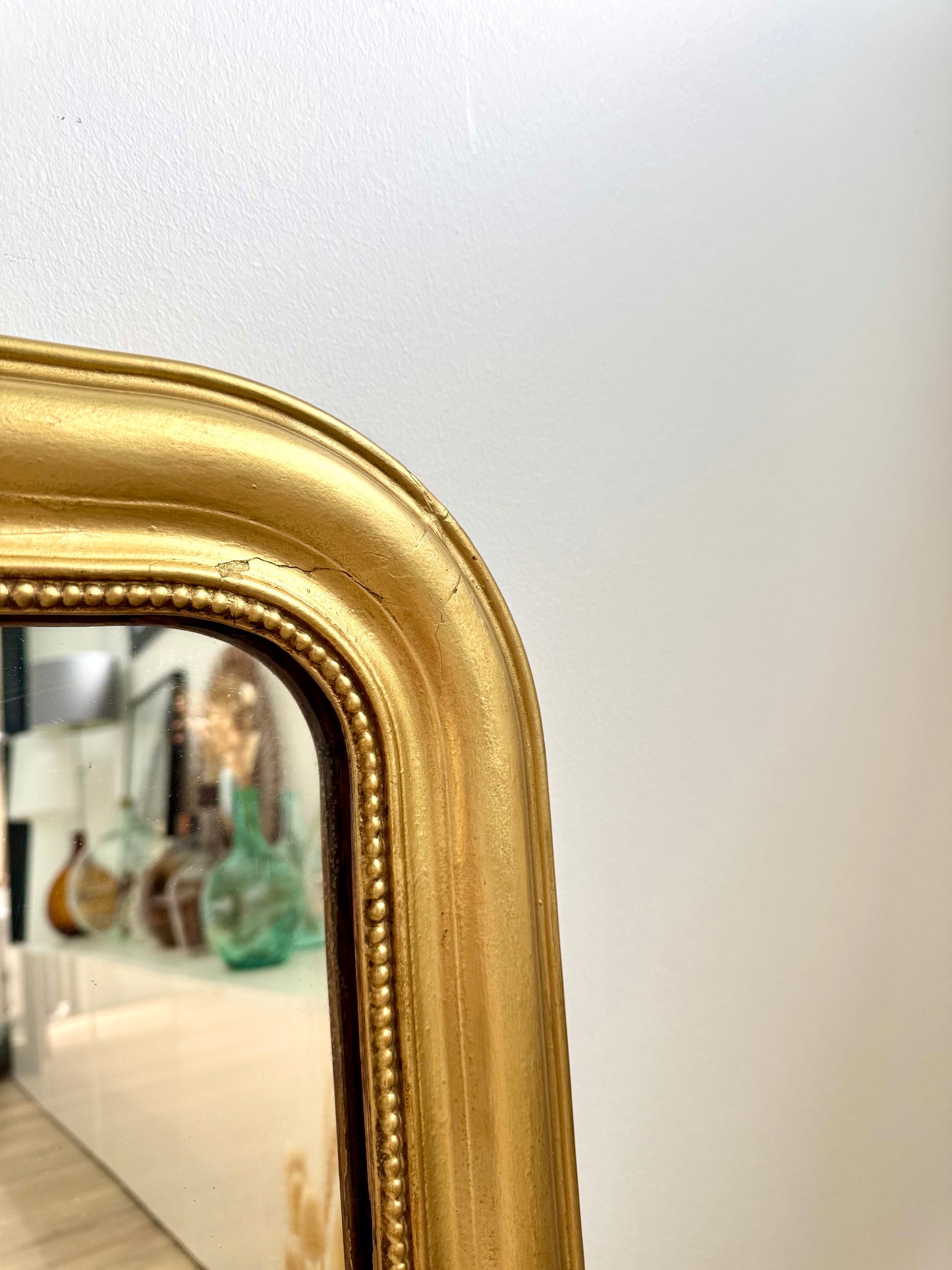 Miroir ancien doré Louis Philippe