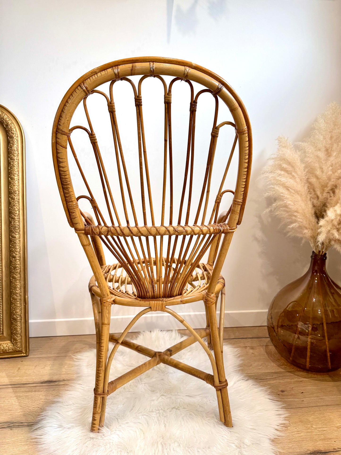 Chaise en rotin