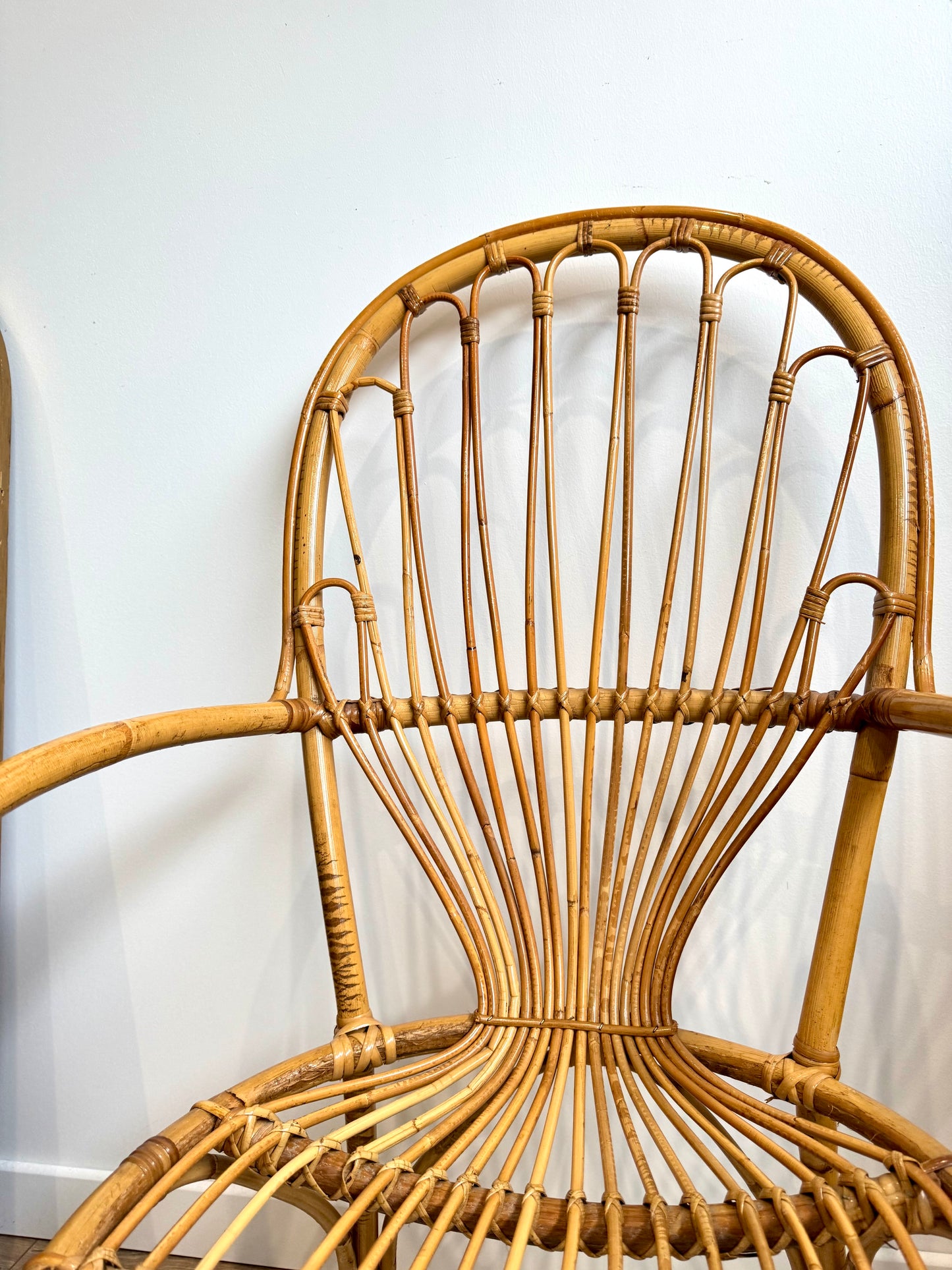 Chaise en rotin