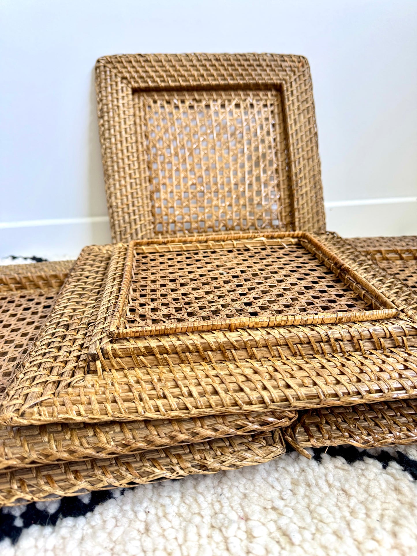 Sets de table en rotin