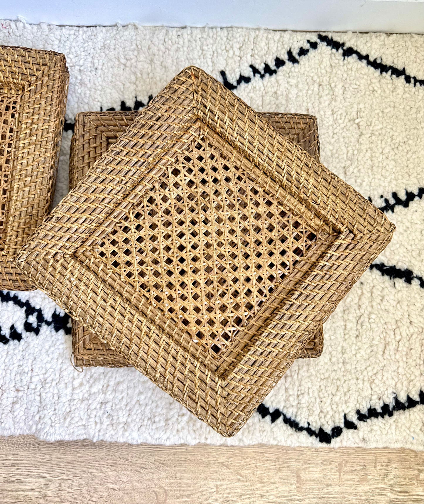 Sets de table en rotin