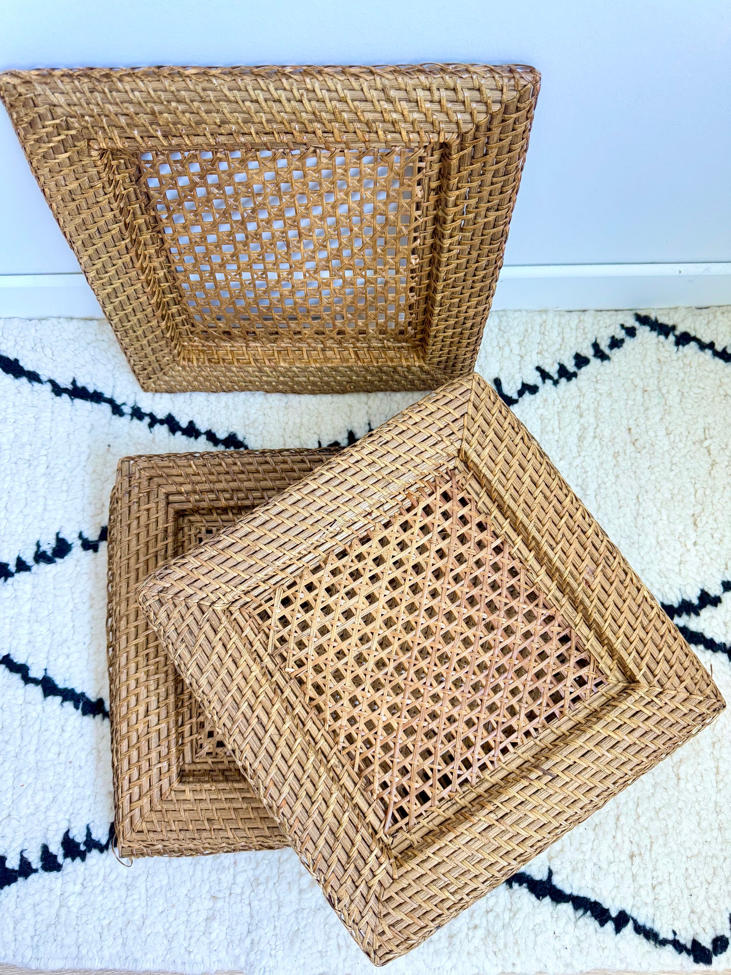Sets de table en rotin