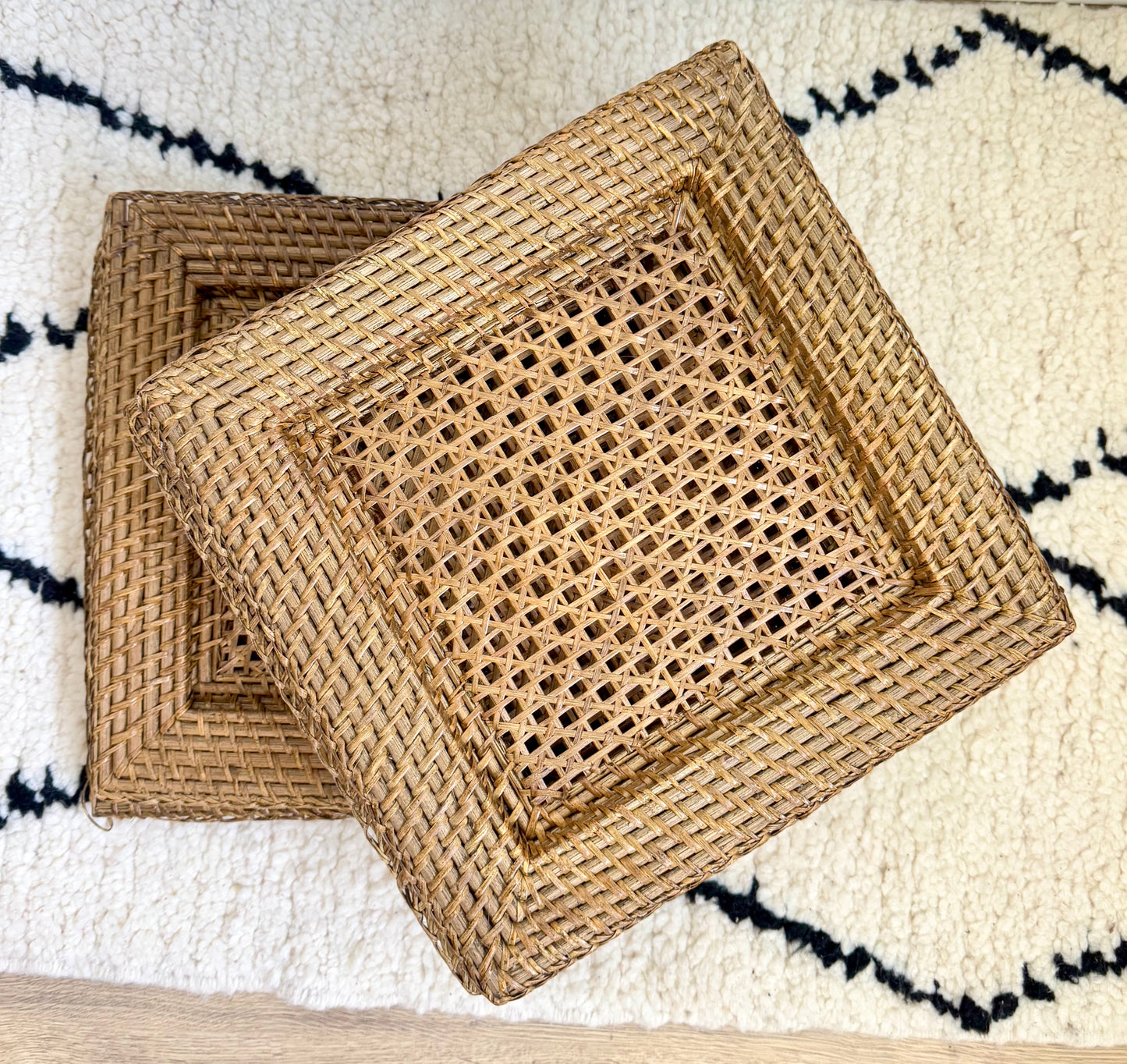 Sets de table en rotin