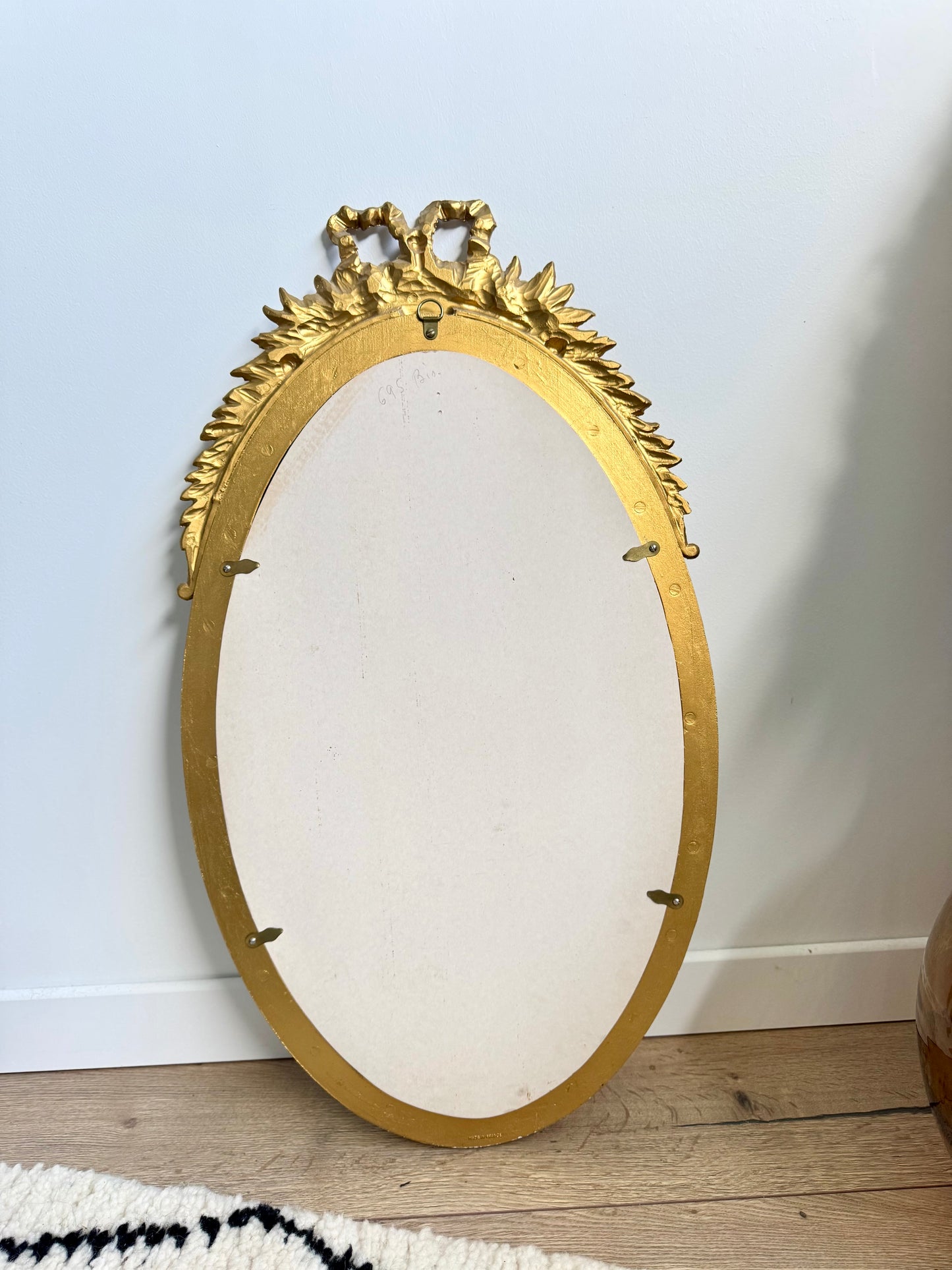 Miroir ancien, style classique, années 70