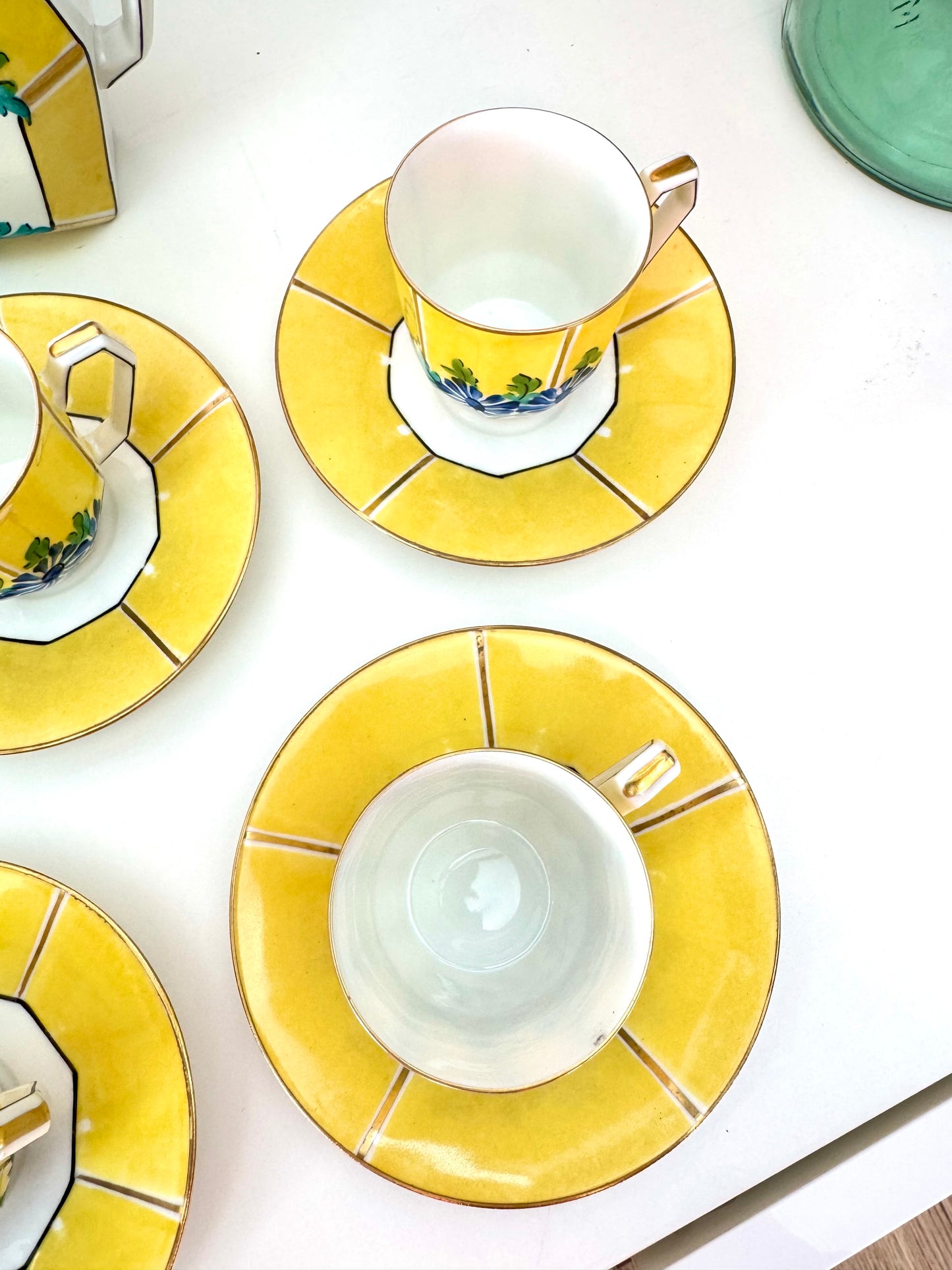 Service à café/thé Art Déco -
Porcelaine de Limoges France