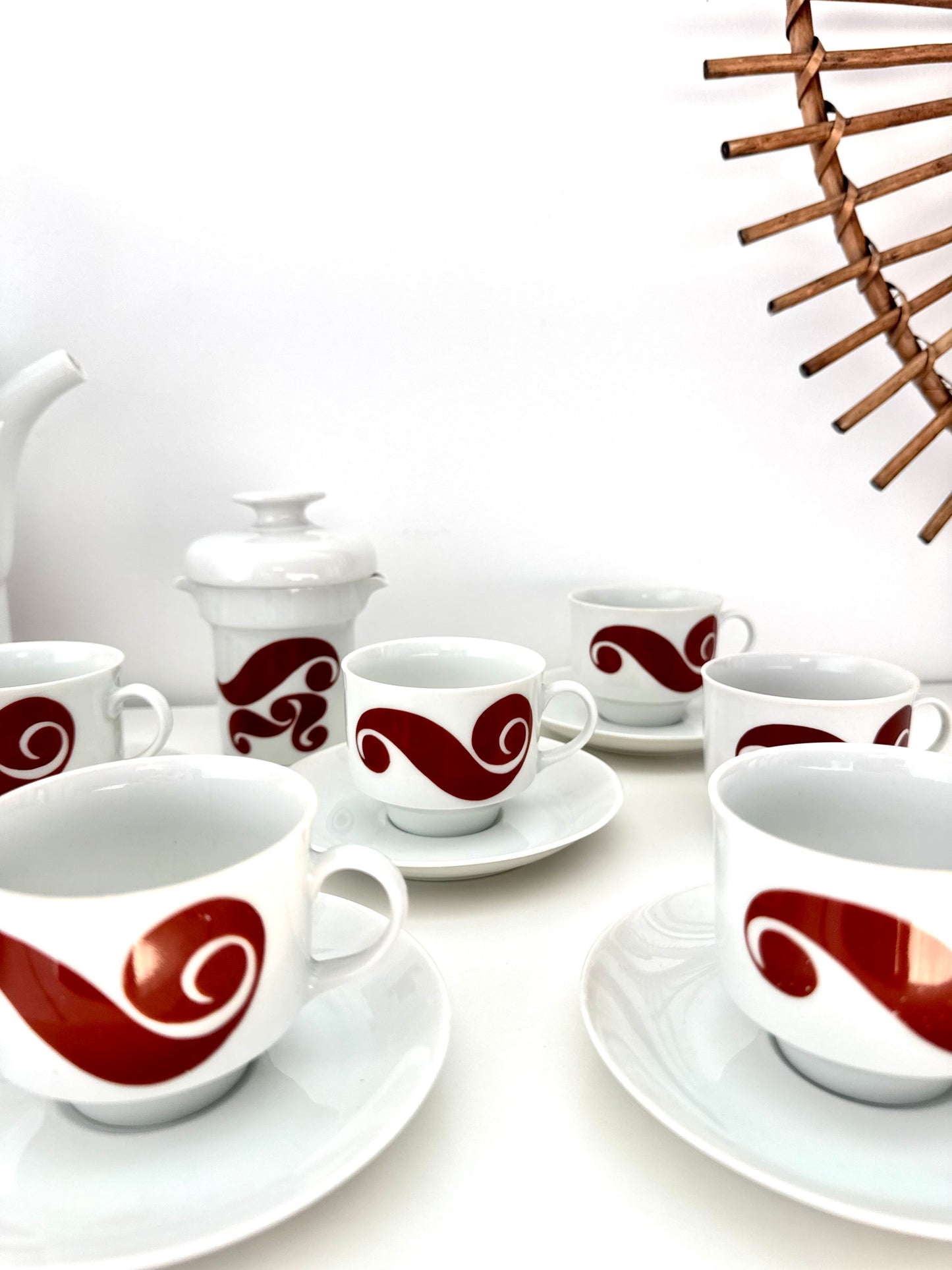 Service à café vintage R Bavaria Germany – porcelaine fine années 60/70