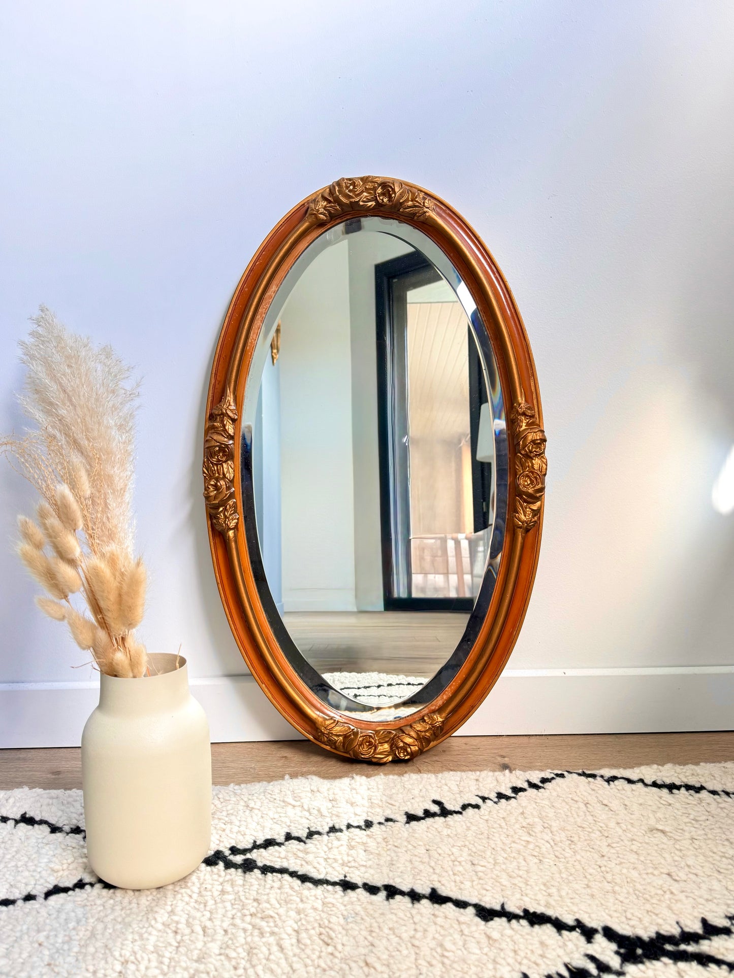 Miroir ancien doré