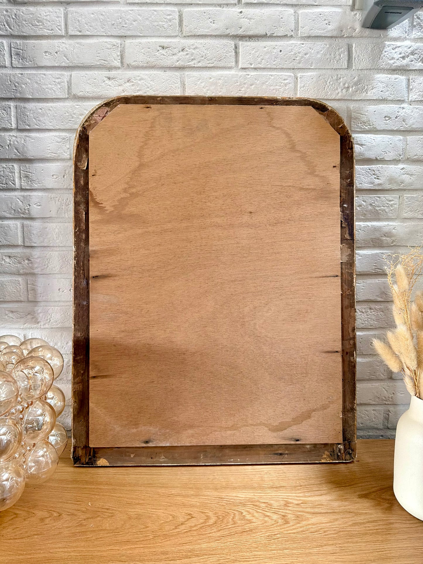 Miroir ancien Louis Philippe doré à la feuille d’or