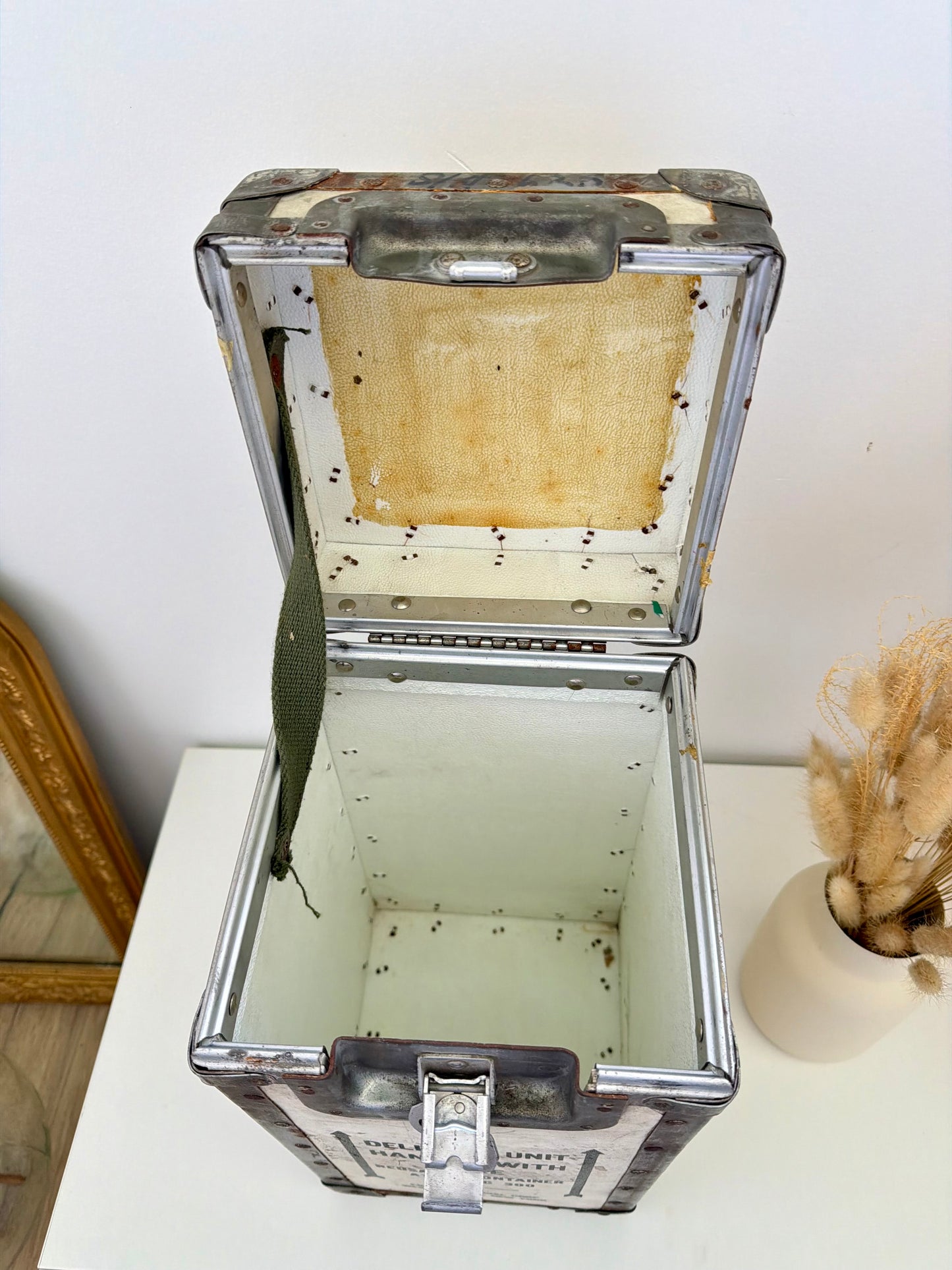 Flight case vintage industriel