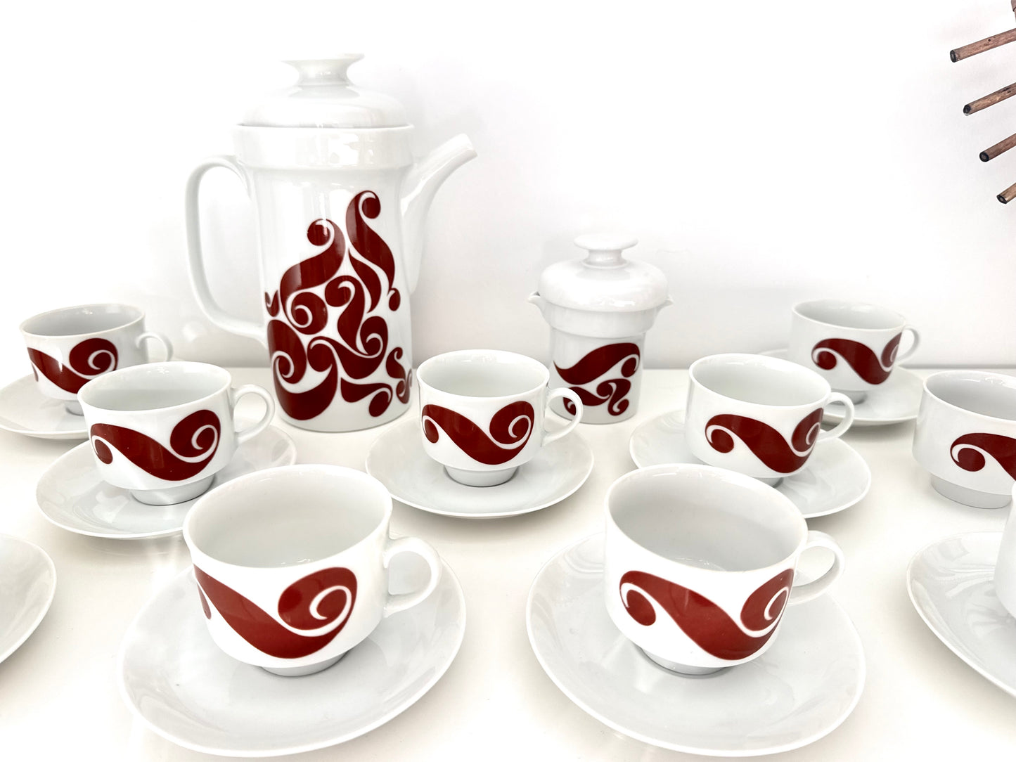 Service à café vintage R Bavaria Germany – porcelaine fine années 60/70