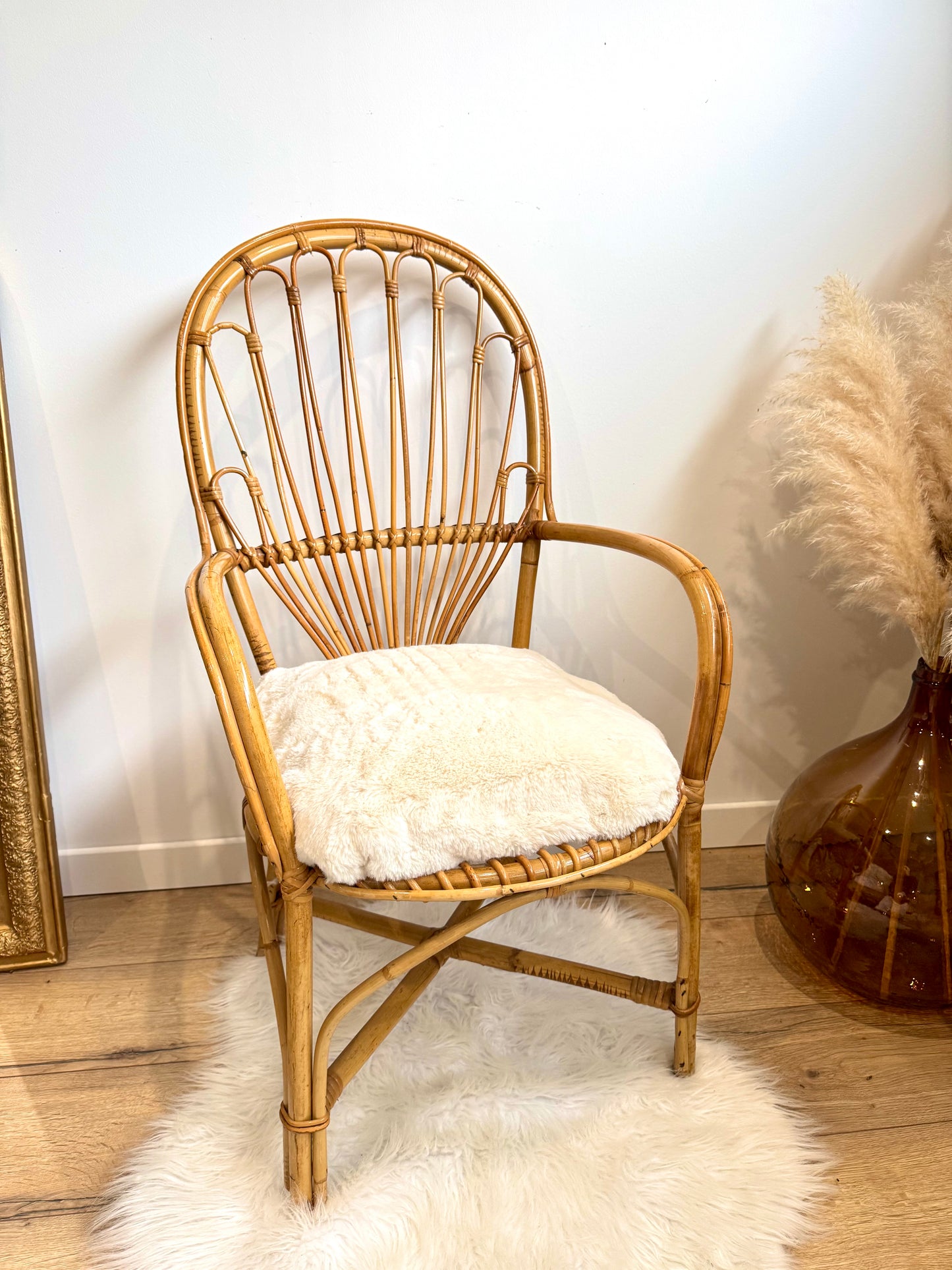 Chaise en rotin