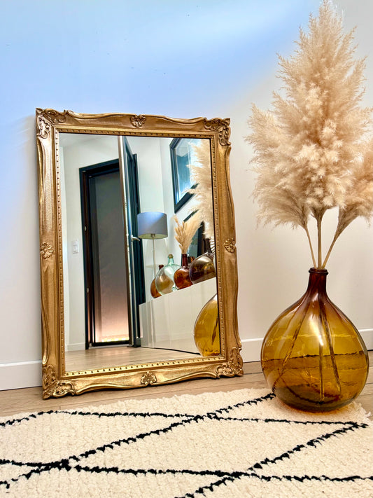 Miroir ancien doré