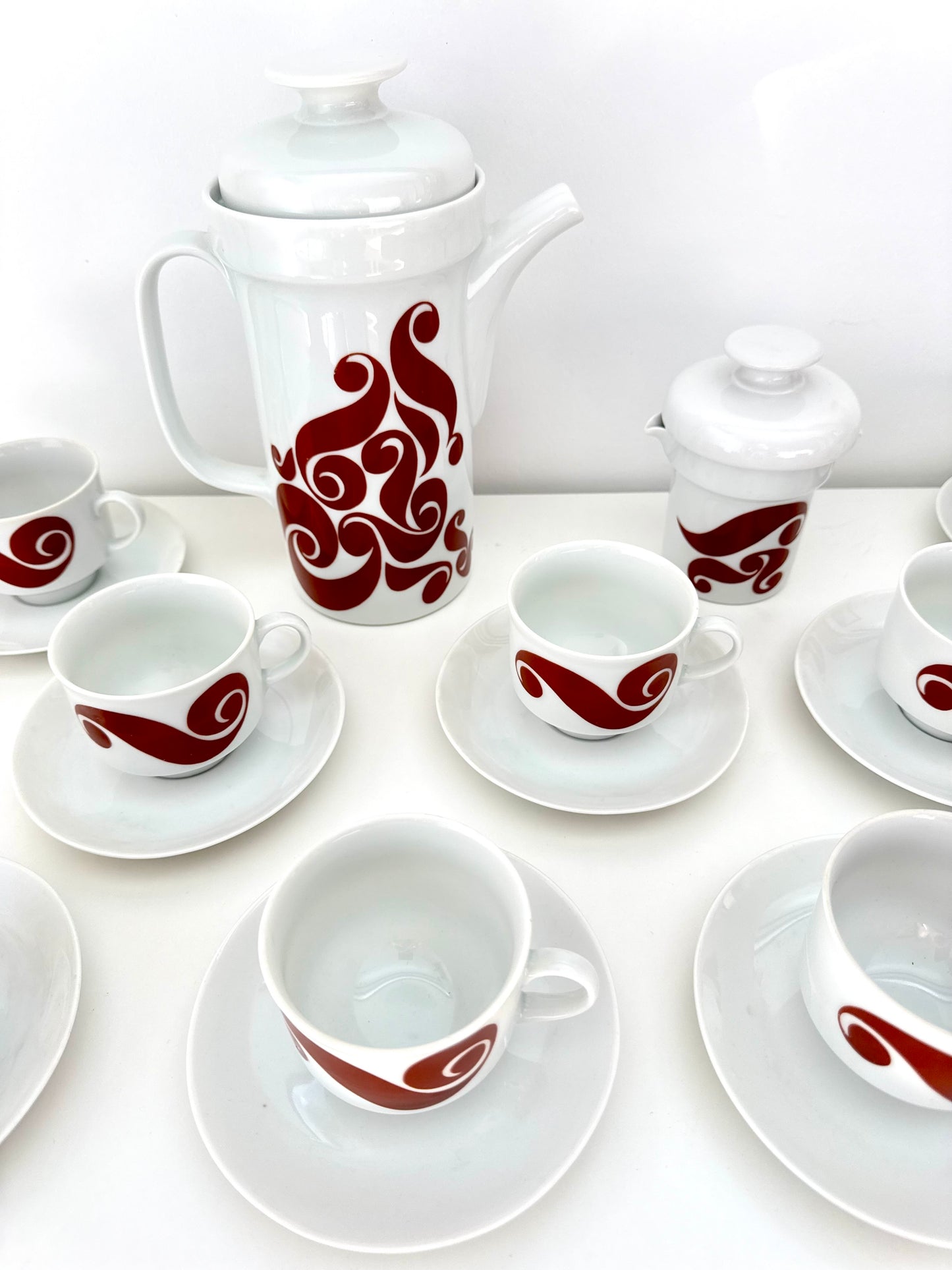 Service à café vintage R Bavaria Germany – porcelaine fine années 60/70