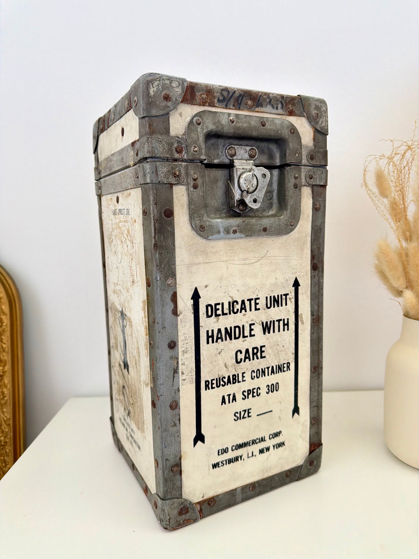Flight case vintage industriel