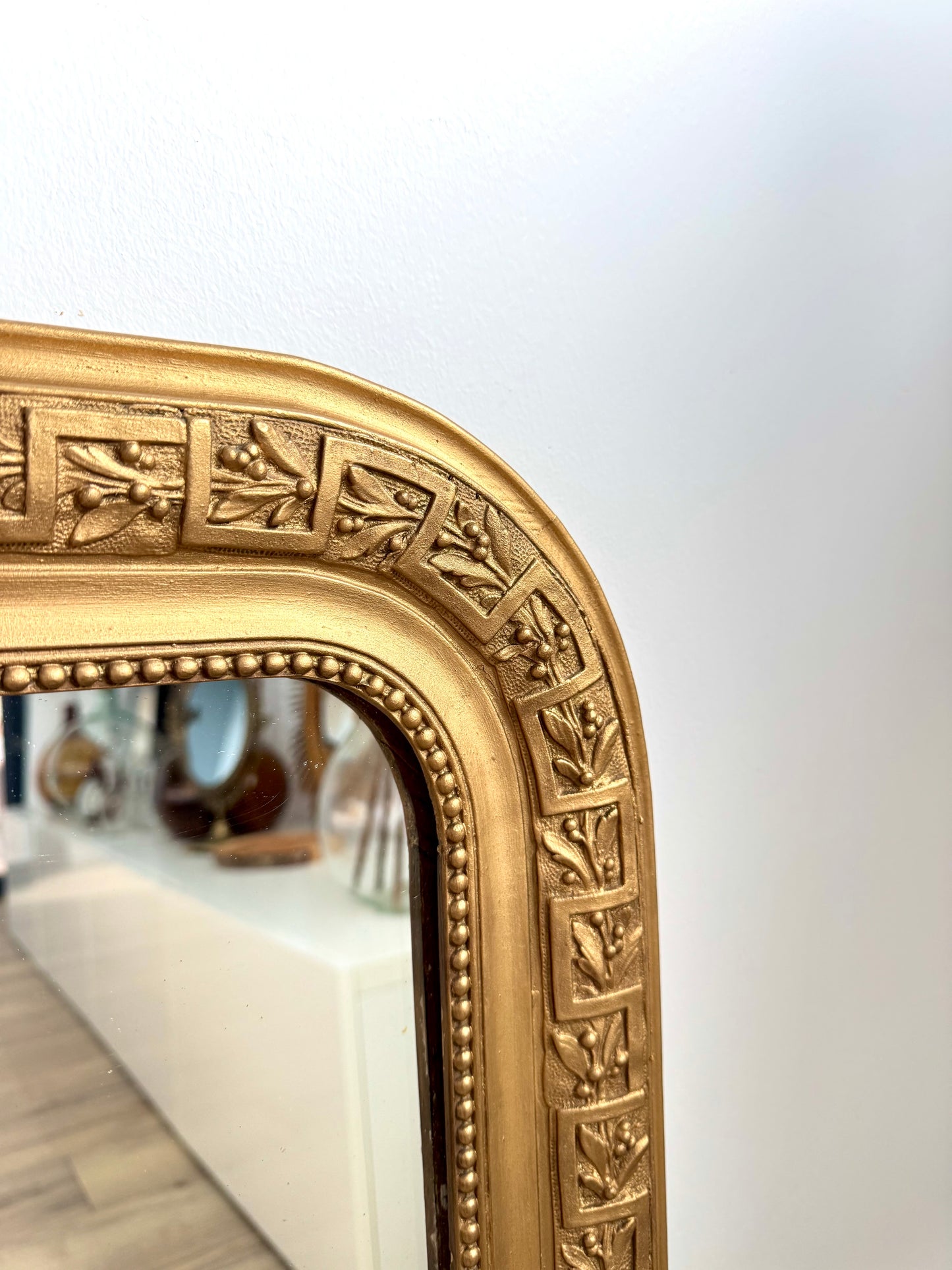 Miroir ancien doré Louis Philippe