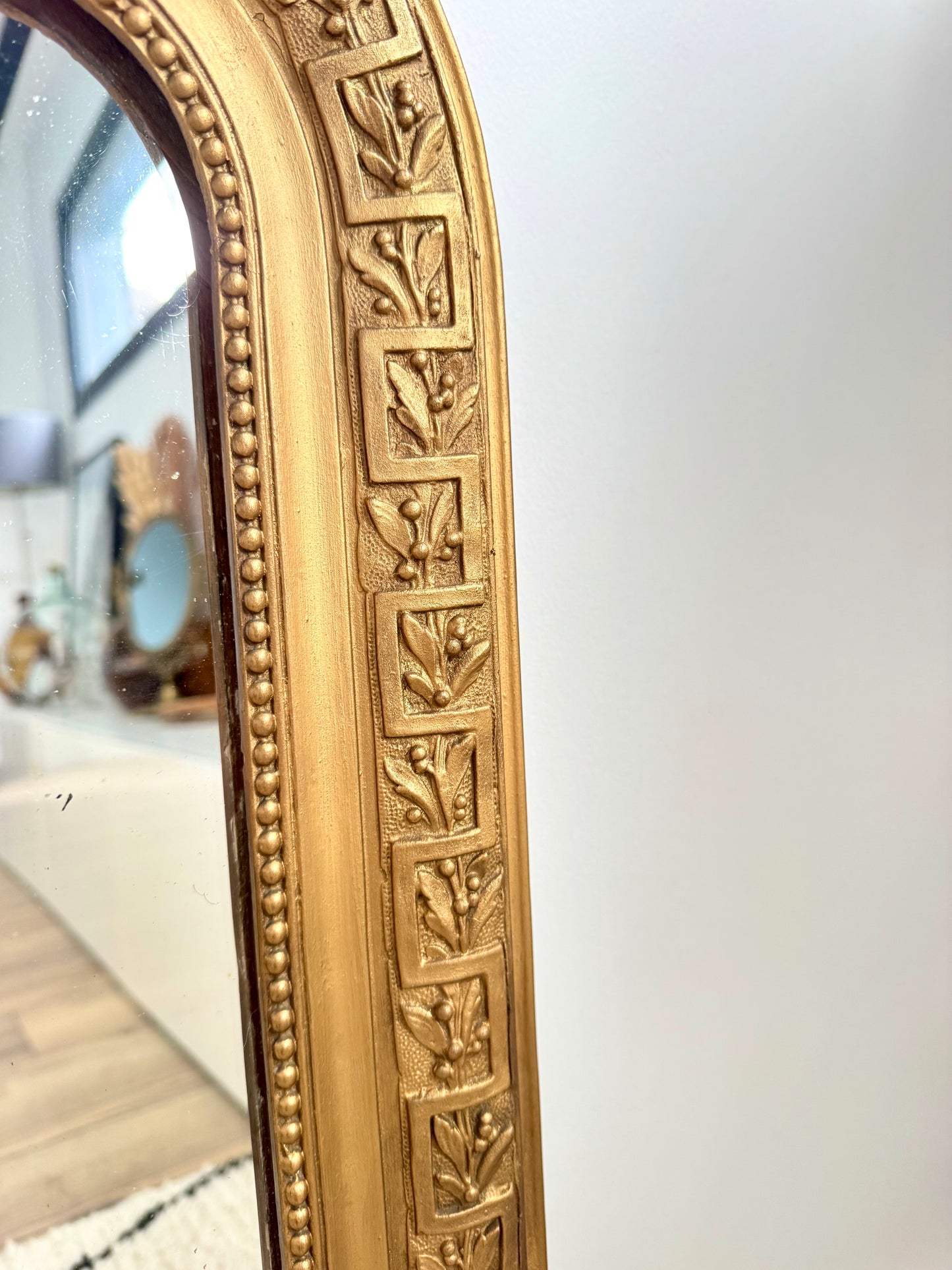 Miroir ancien doré Louis Philippe