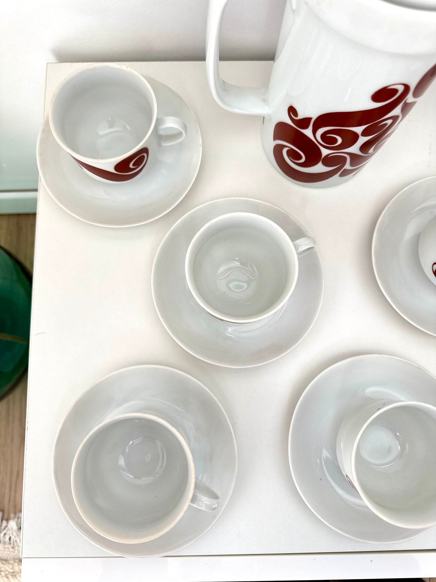 Service à café vintage R Bavaria Germany – porcelaine fine années 60/70