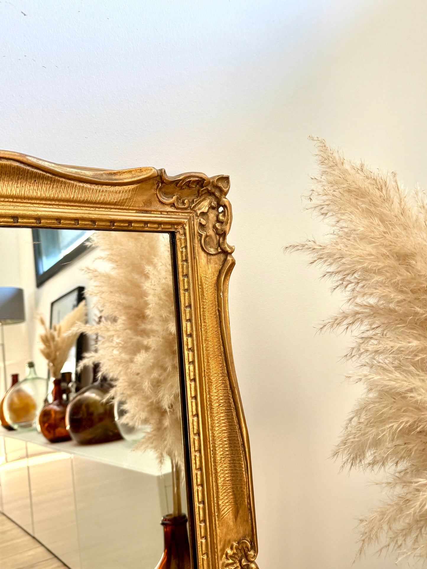 Miroir ancien doré
