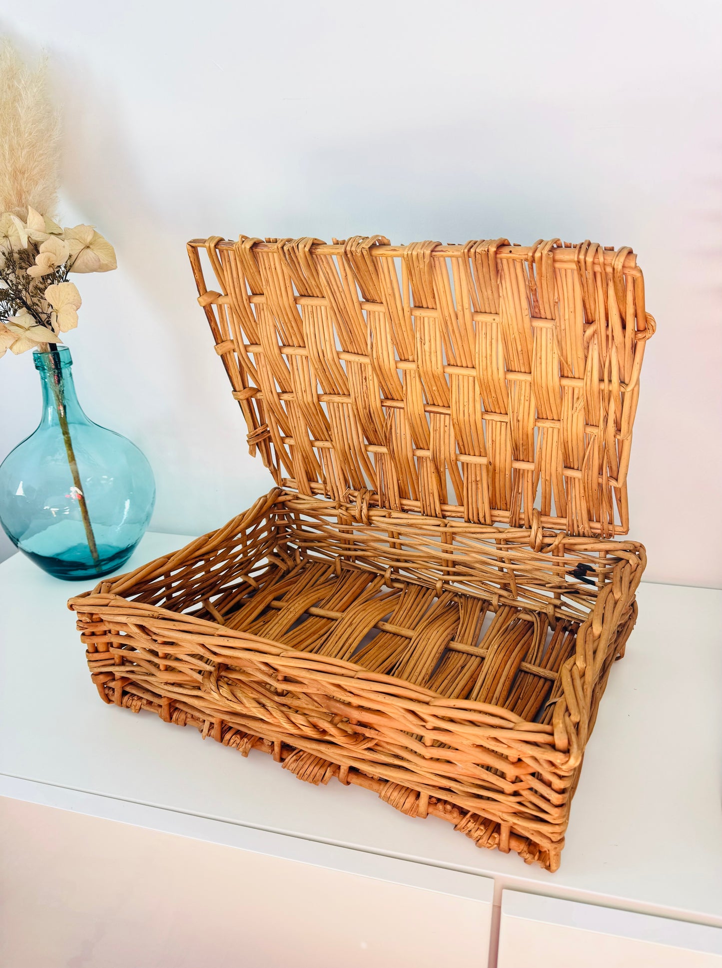 Valise en osier