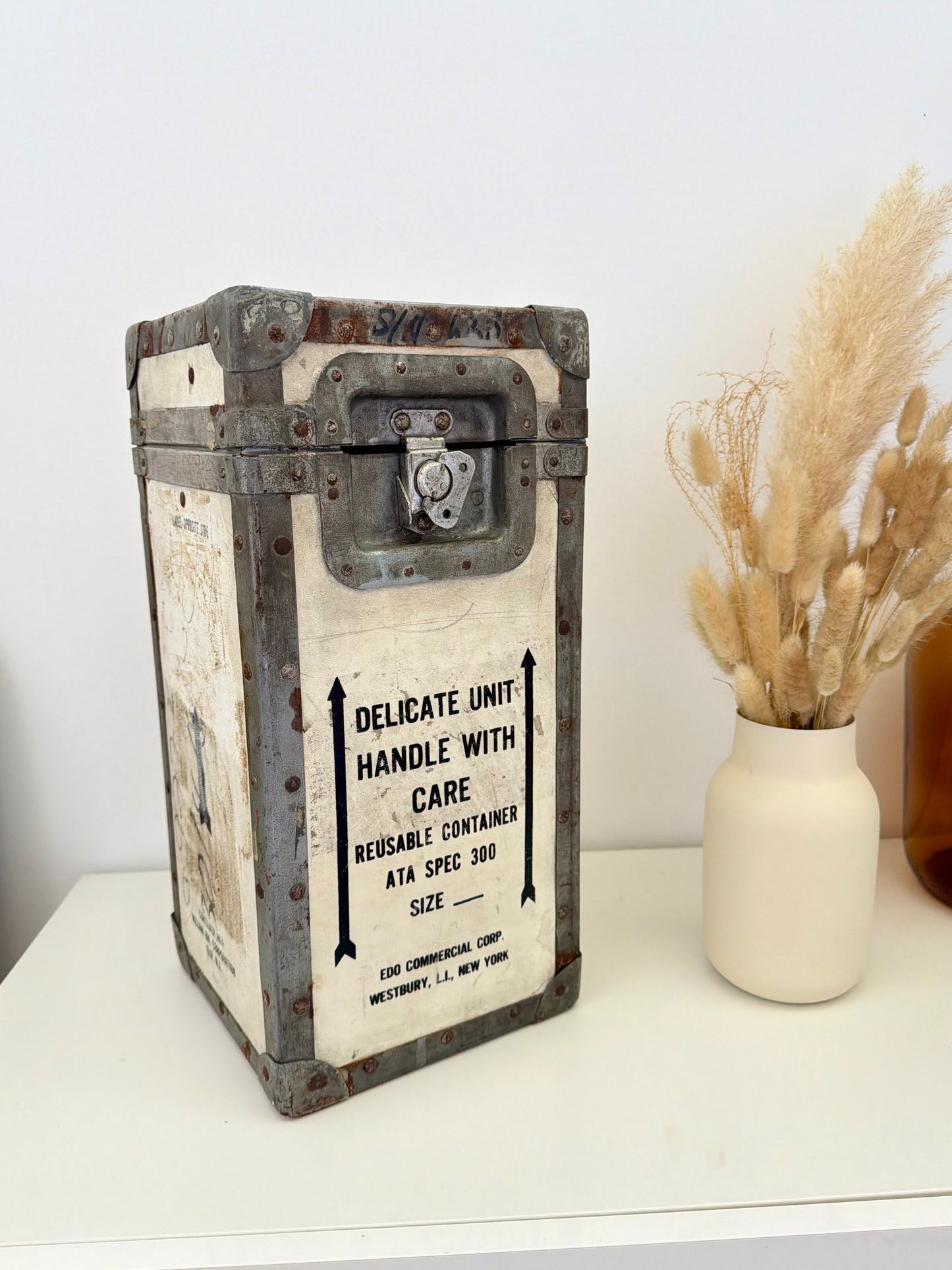 Flight case vintage industriel