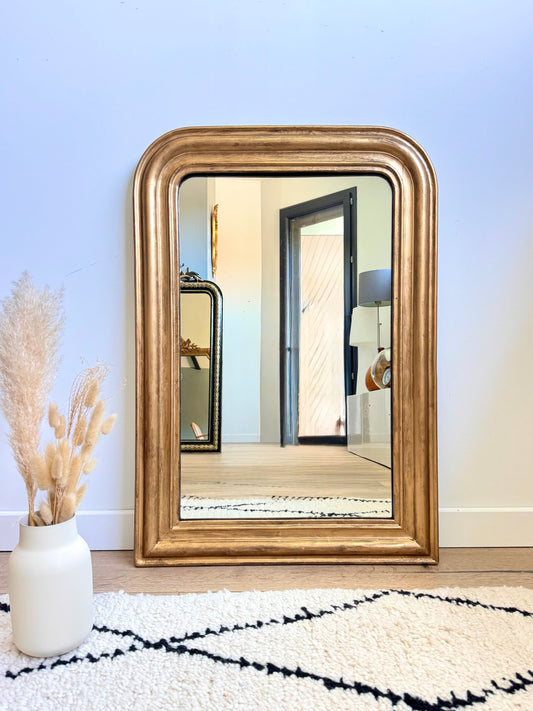 Miroir ancien doré Louis Philippe