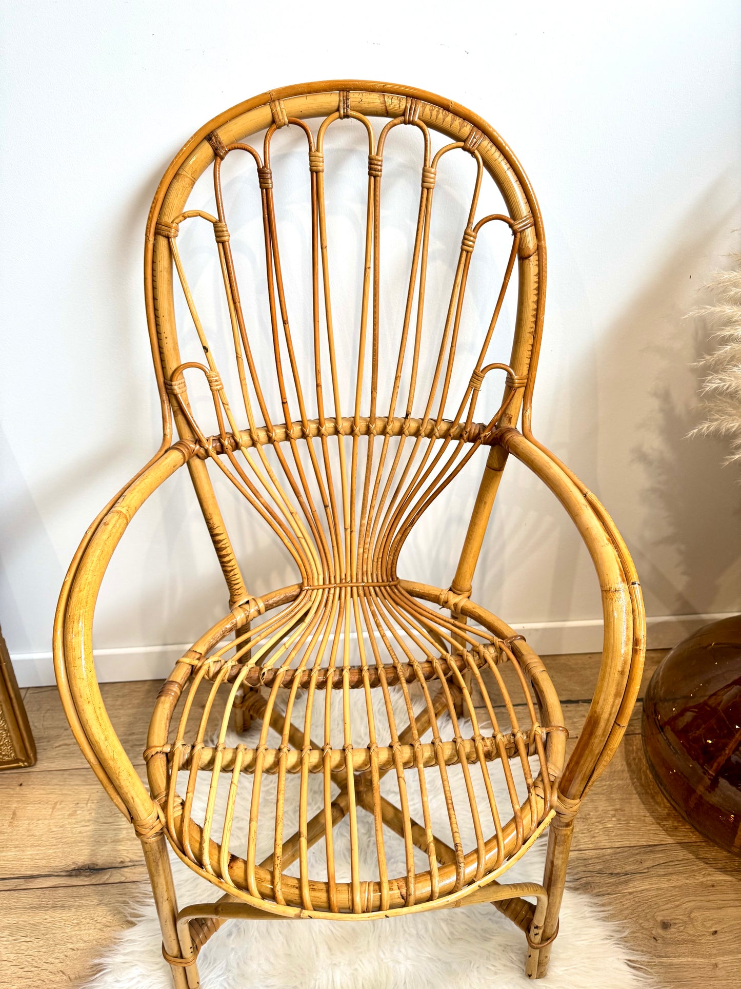 Chaise en rotin