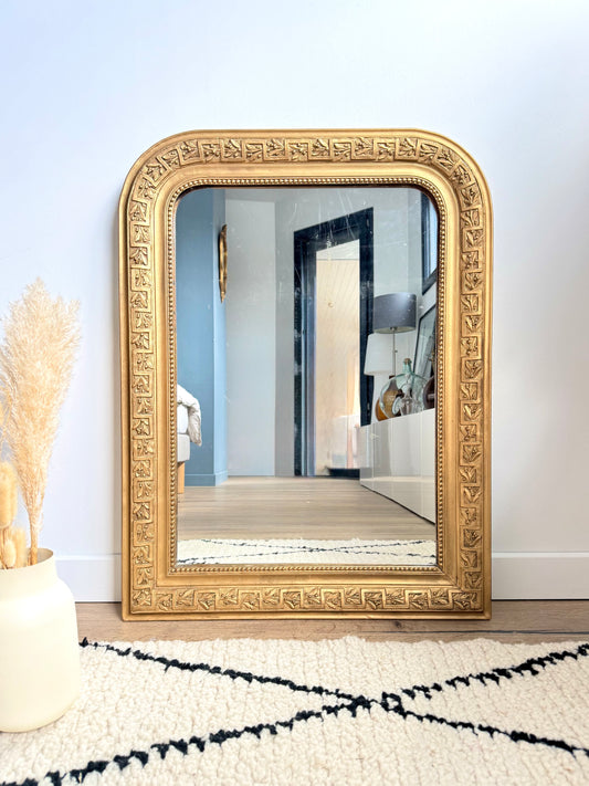 Miroir ancien doré Louis Philippe