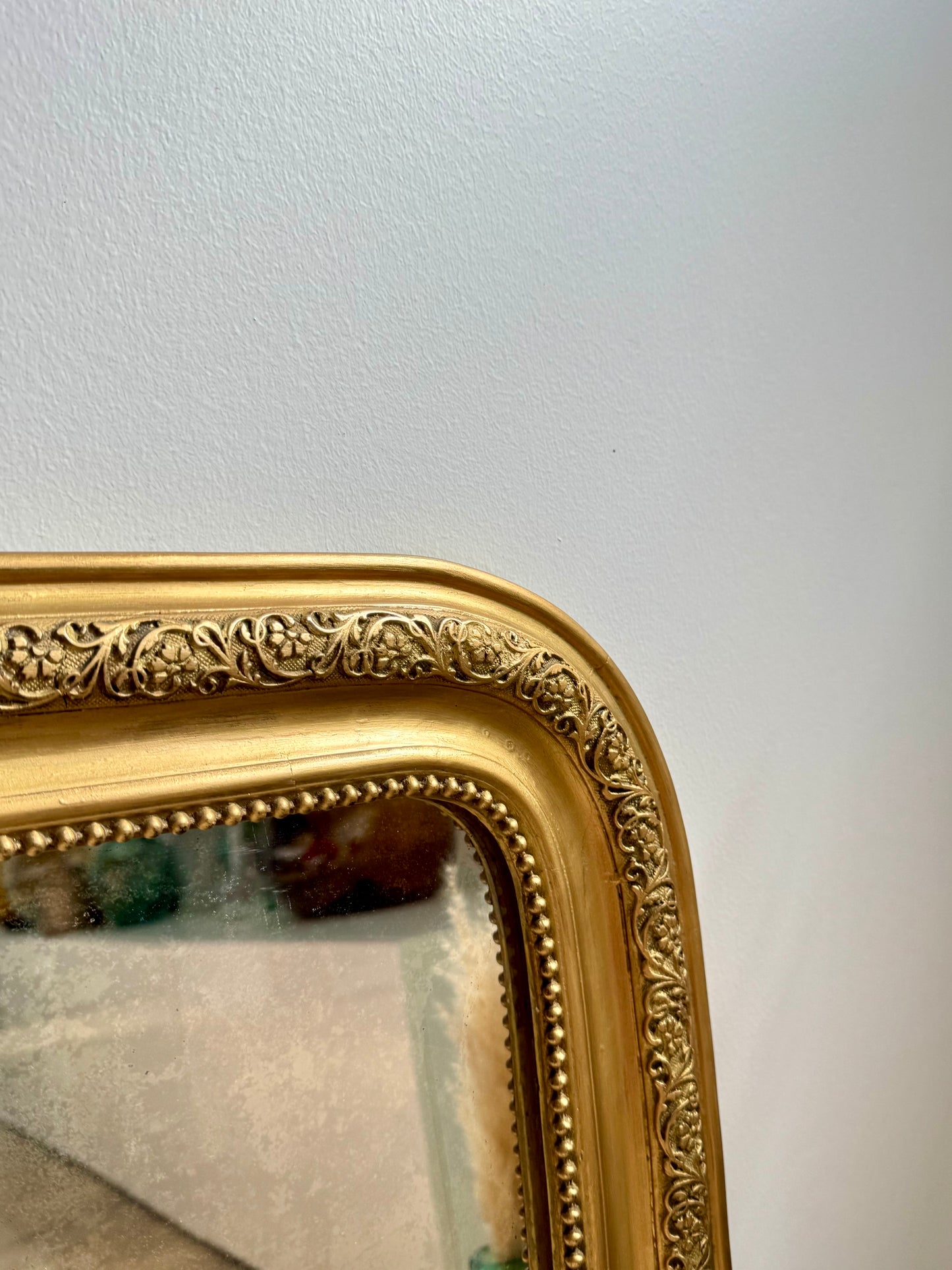 Miroir ancien doré Louis Philippe