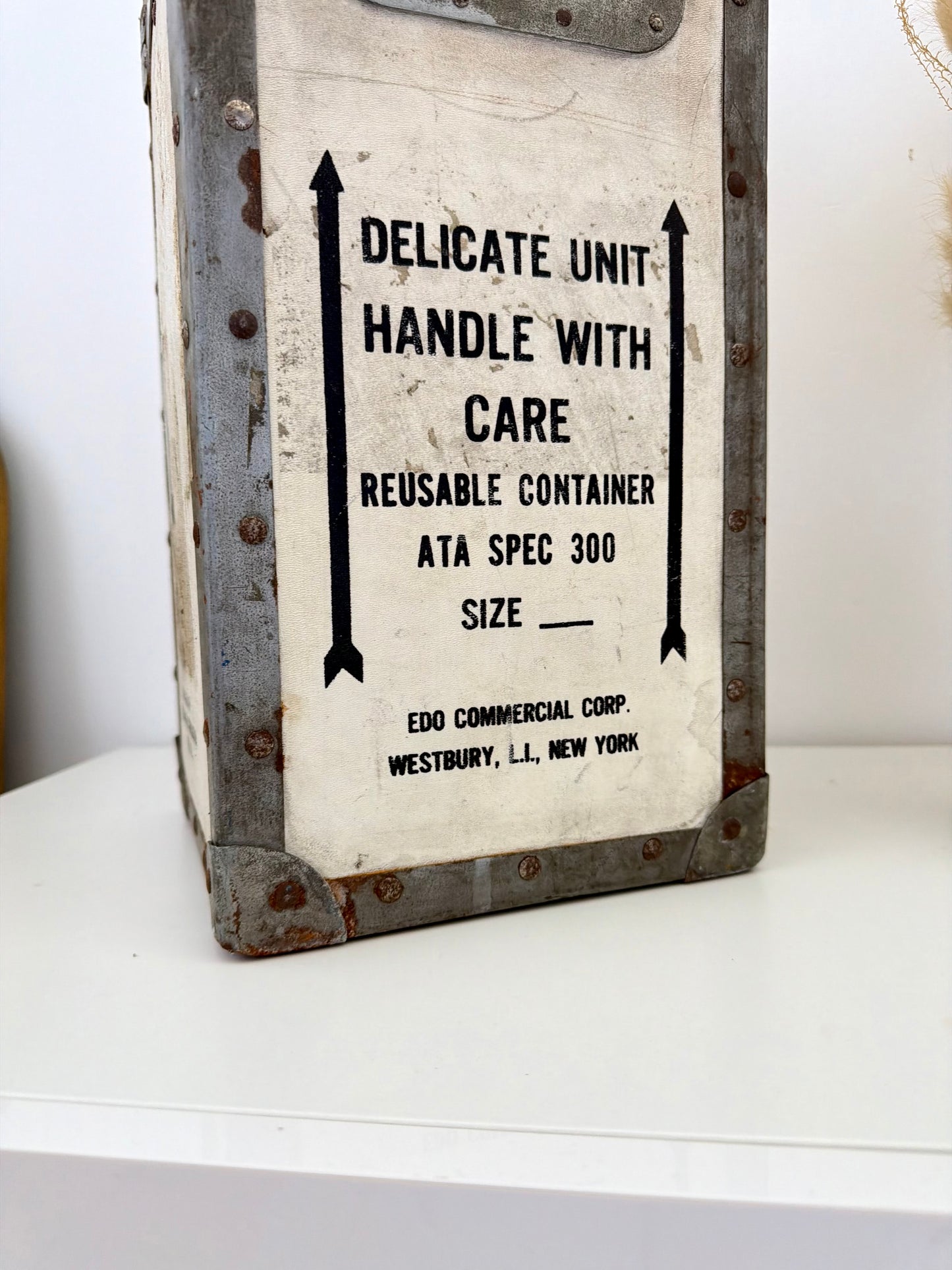 Flight case vintage industriel