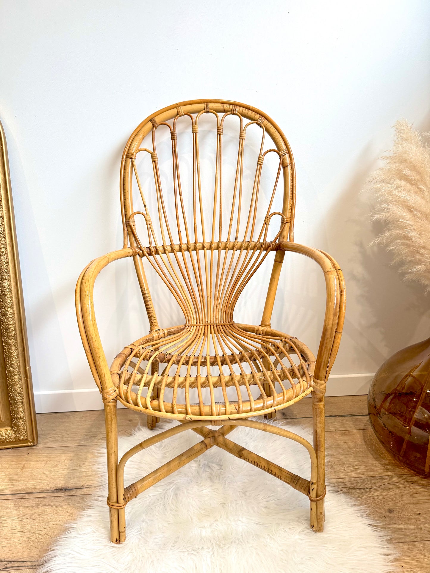 Chaise en rotin