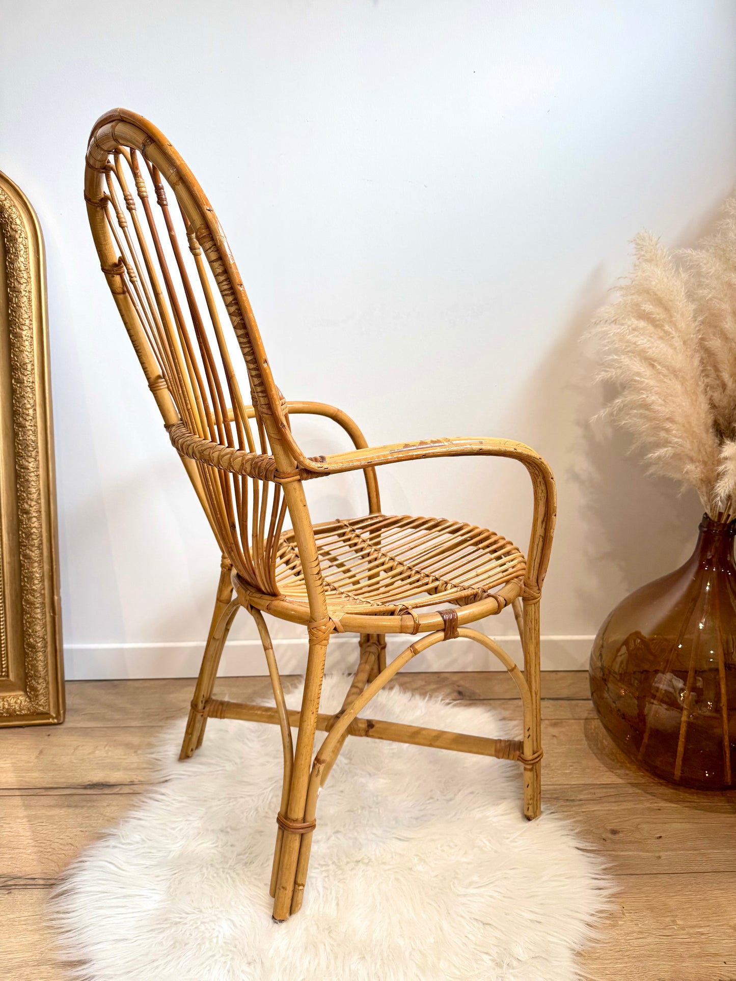 Chaise en rotin