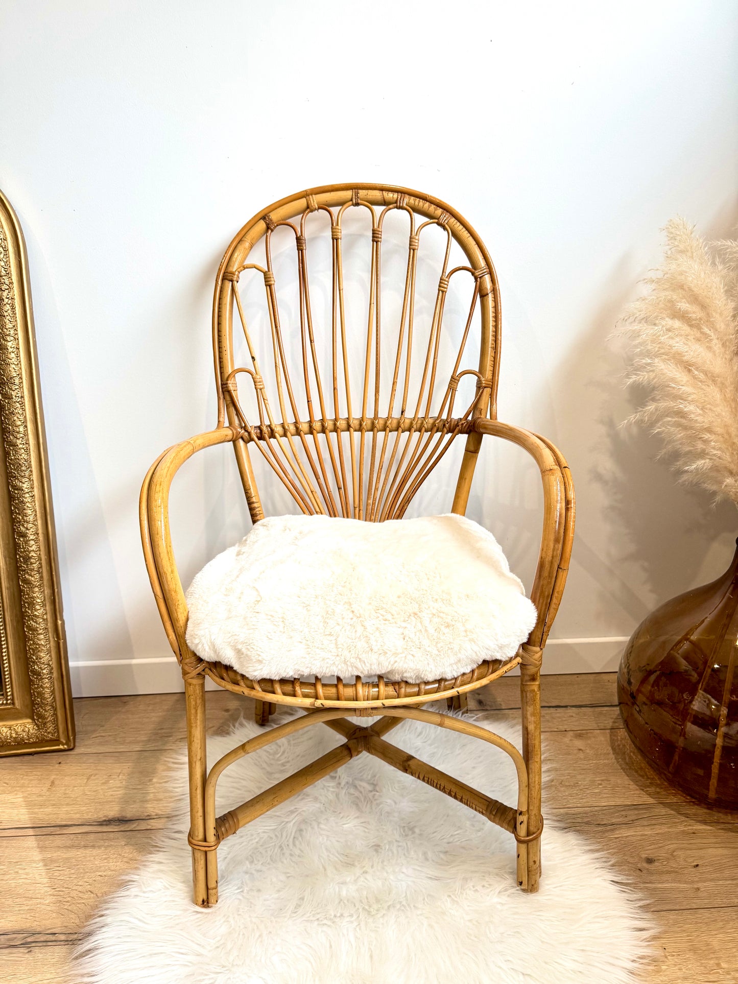 Chaise en rotin