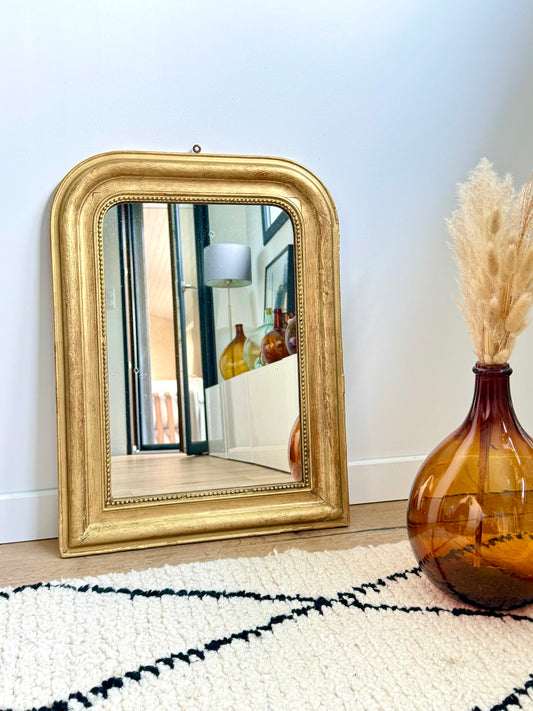 Miroir ancien doré Louis Philippe