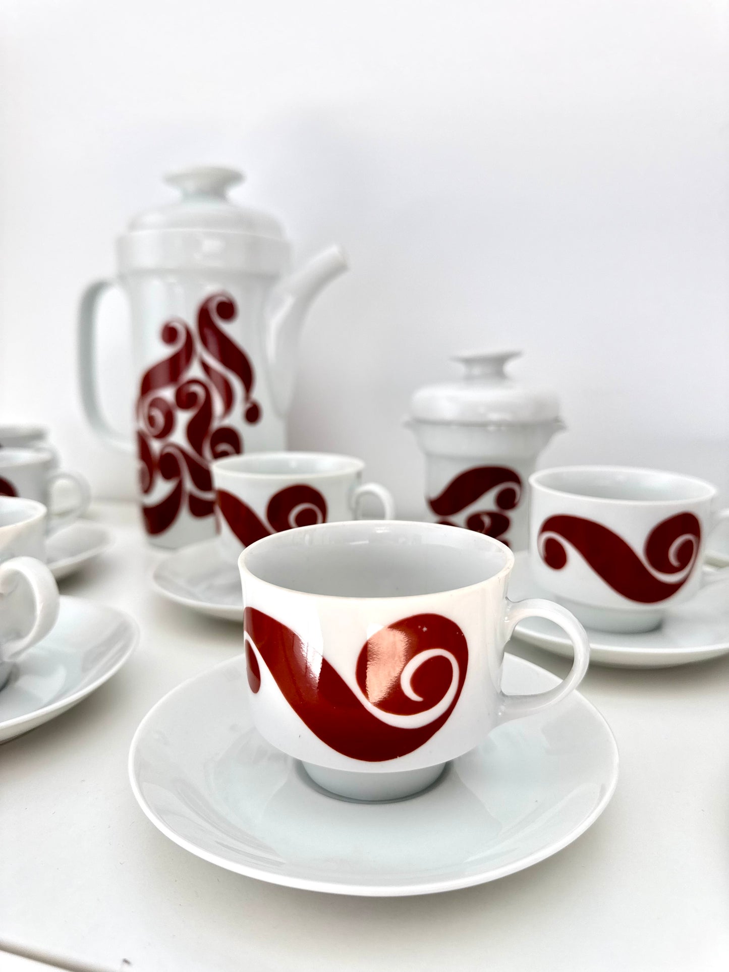 Service à café vintage R Bavaria Germany – porcelaine fine années 60/70