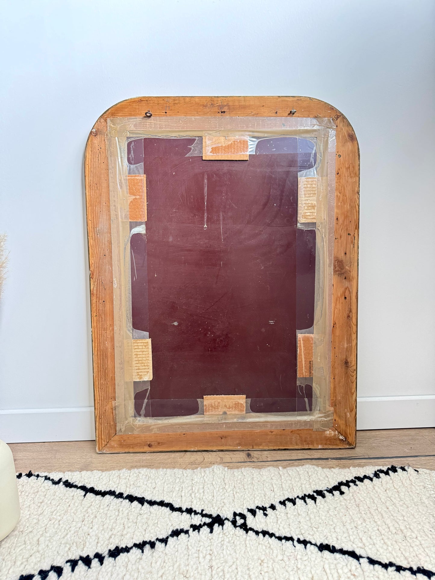 Miroir ancien doré Louis Philippe