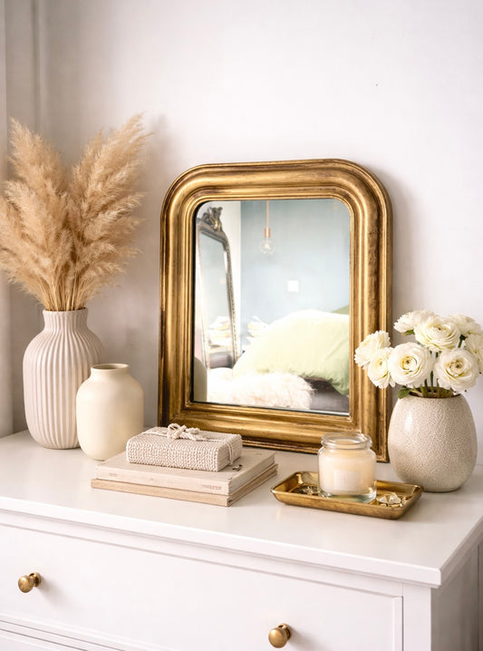 Miroir ancien doré Louis Philippe