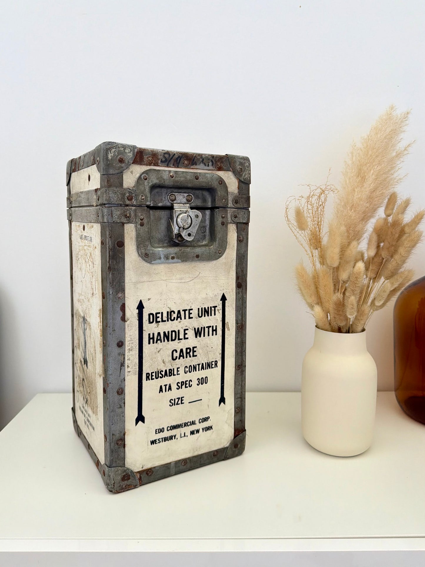 Flight case vintage industriel