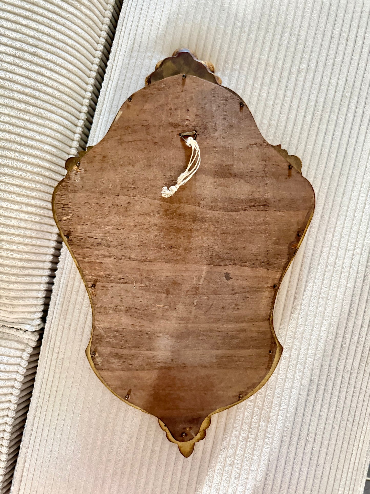 Miroir ancien doré style rocaille