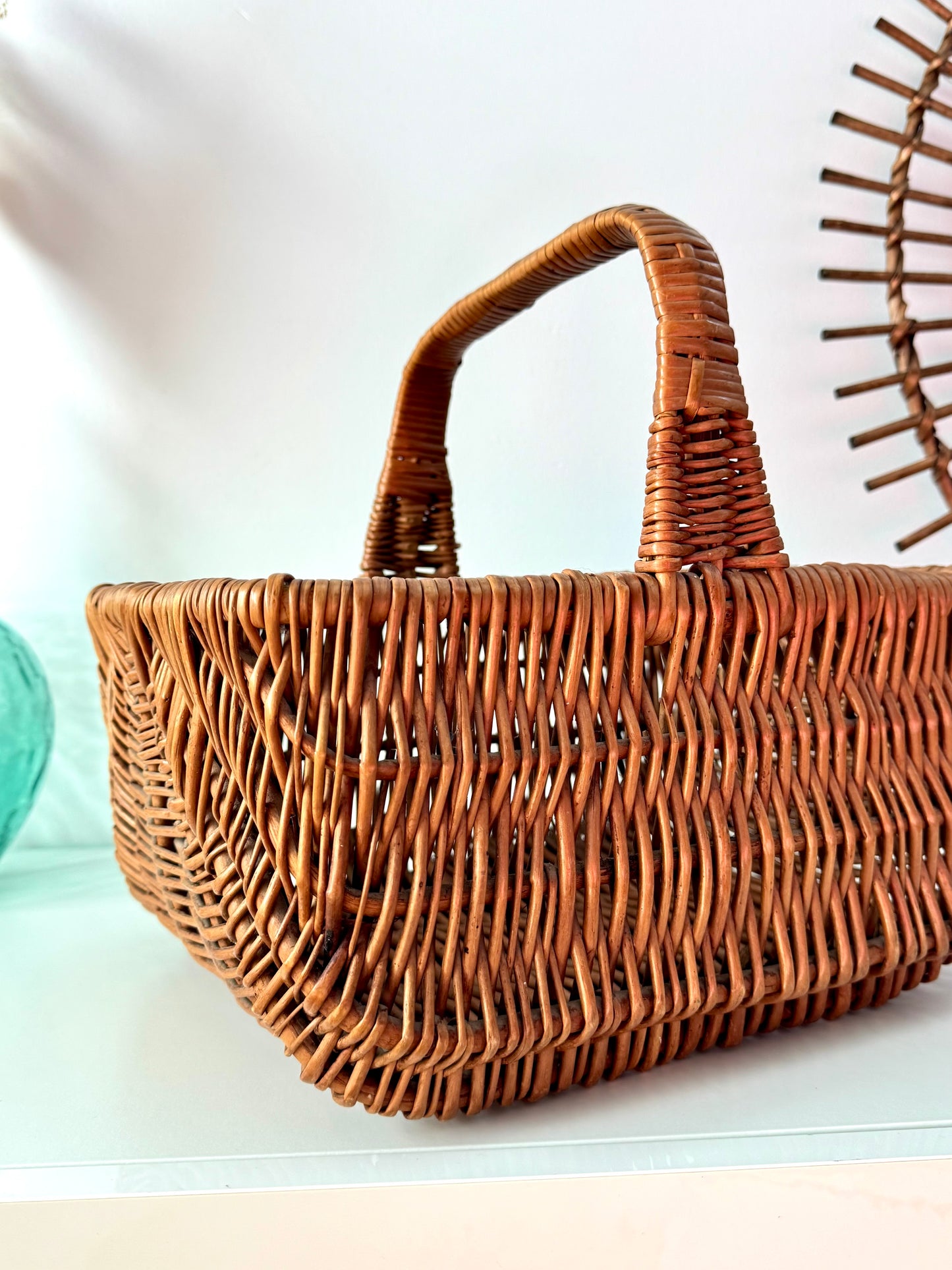 Panier ancien en osier